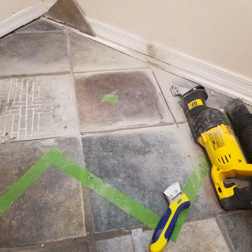 That Gap by the Door Removing Floor Tiles without Breaking and