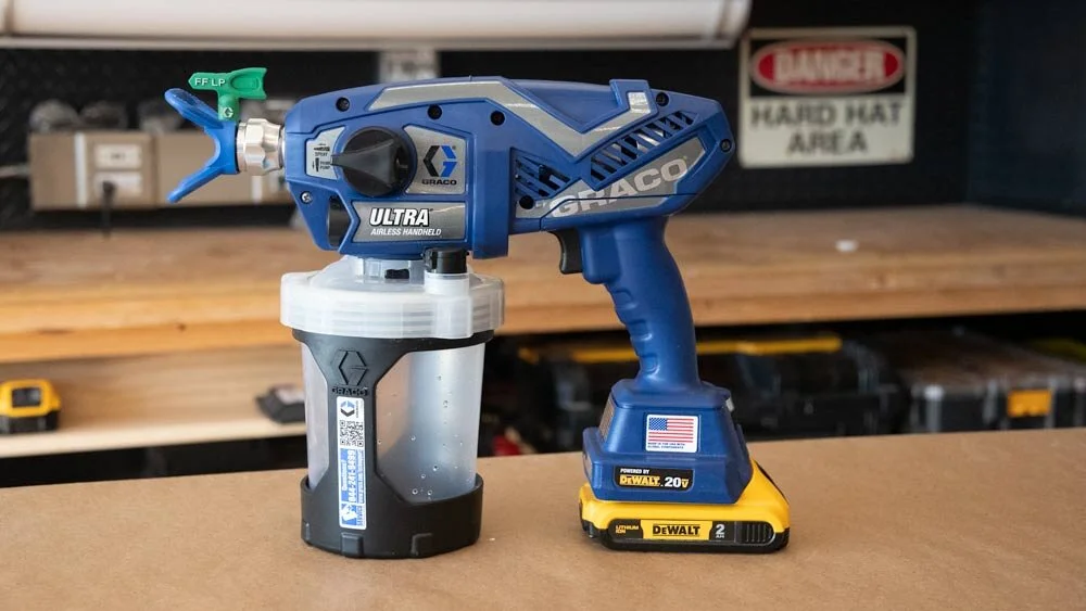 A Frankenstein hybrid of Graco and Dewalt
