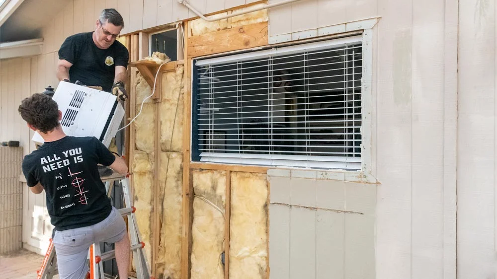 Removing a Window AC Unit Without a Window,... and Installing a Window.  