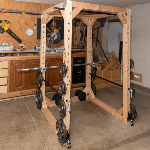 fabrik sikring Intensiv DIY Weightlifting Power Rack — AZ DIY Guy