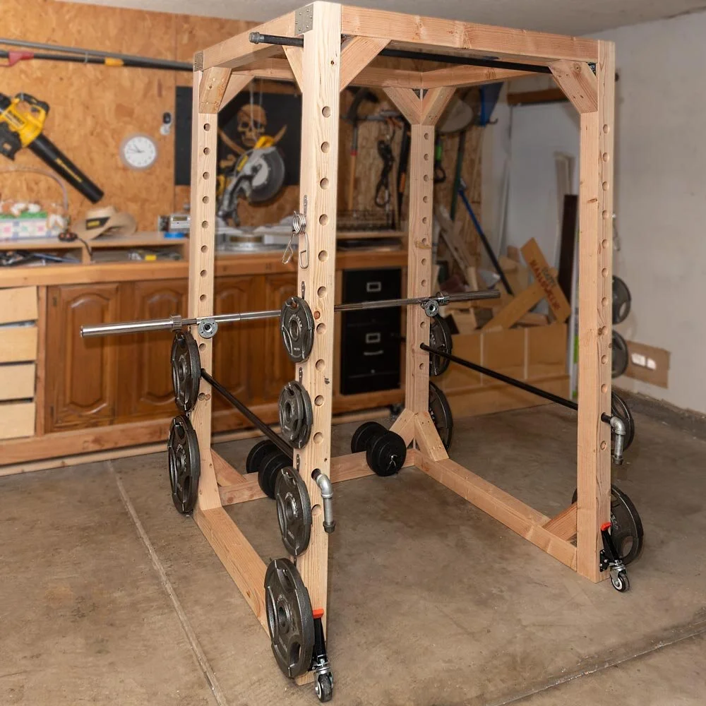 DIY Weightlifting Power Rack AZ DIY Guy