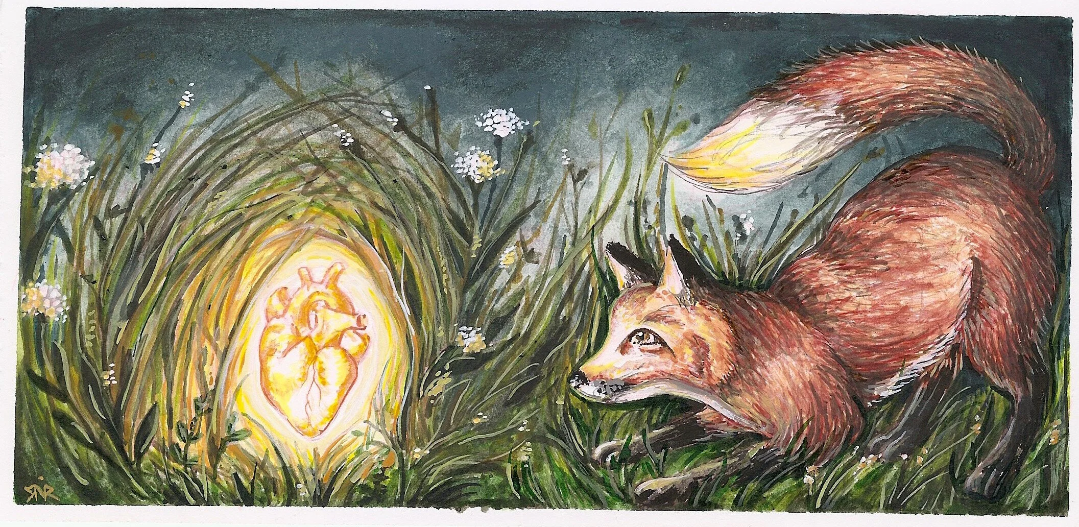  Lantern, is an original acrylic ink painting made on paper and mounted on wood.   Original has sold but I do offer a Giclee print. If you are interested in a print please email me at  nomadical@icloud.com   