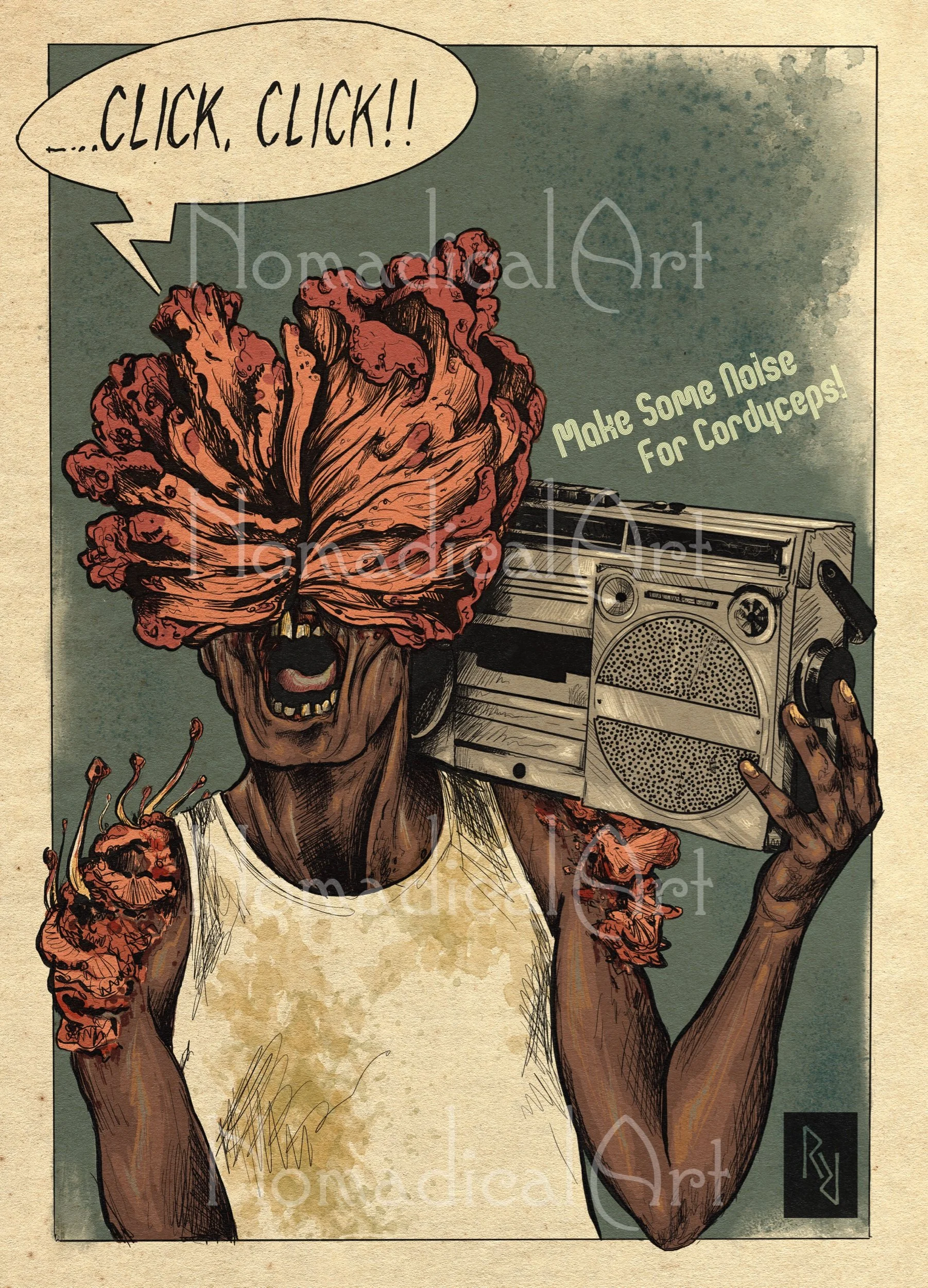 Boombox Cordyceps “Make some noise for Cordyceps!”
