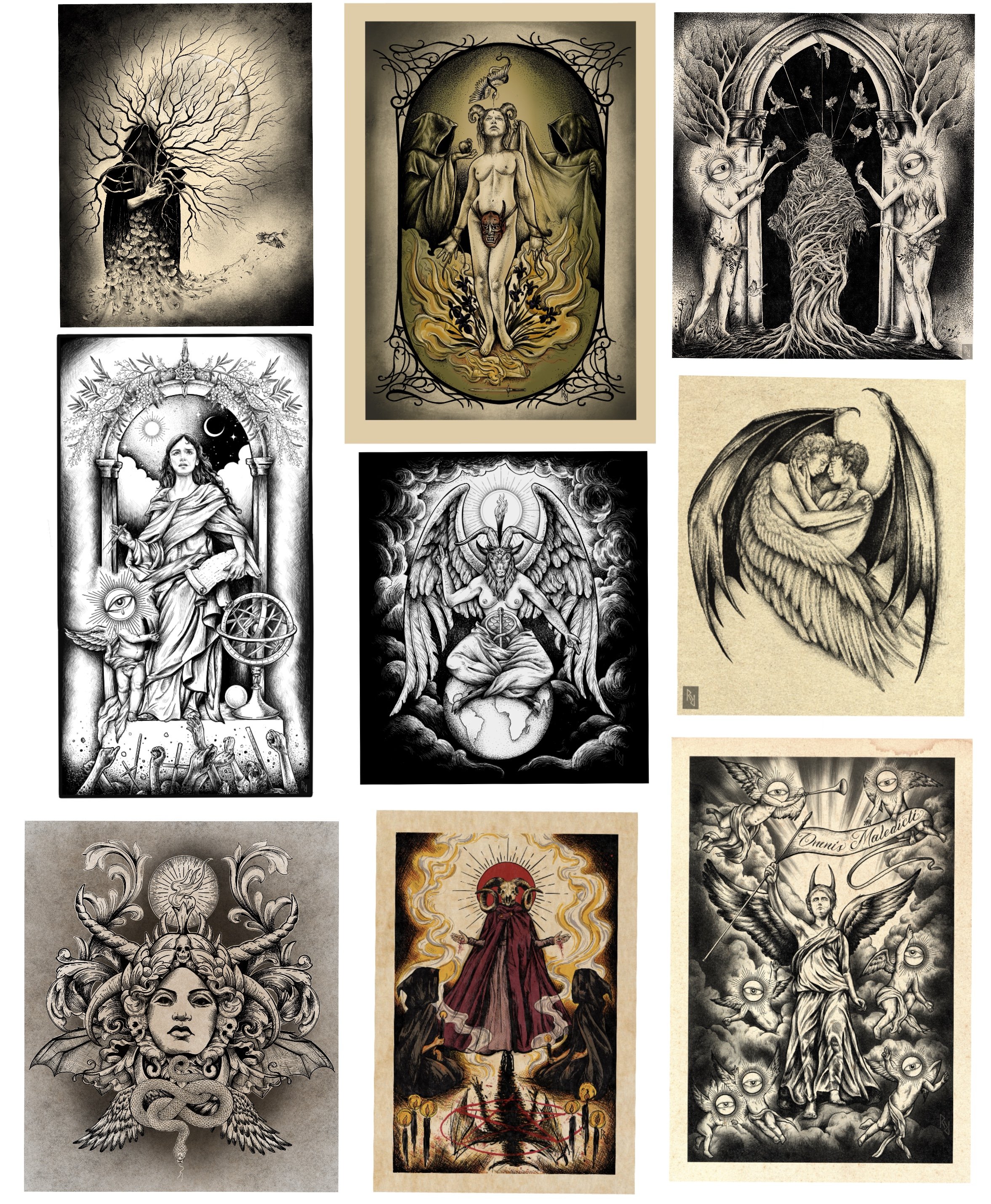 Occult Digital Artwork 2022-2025