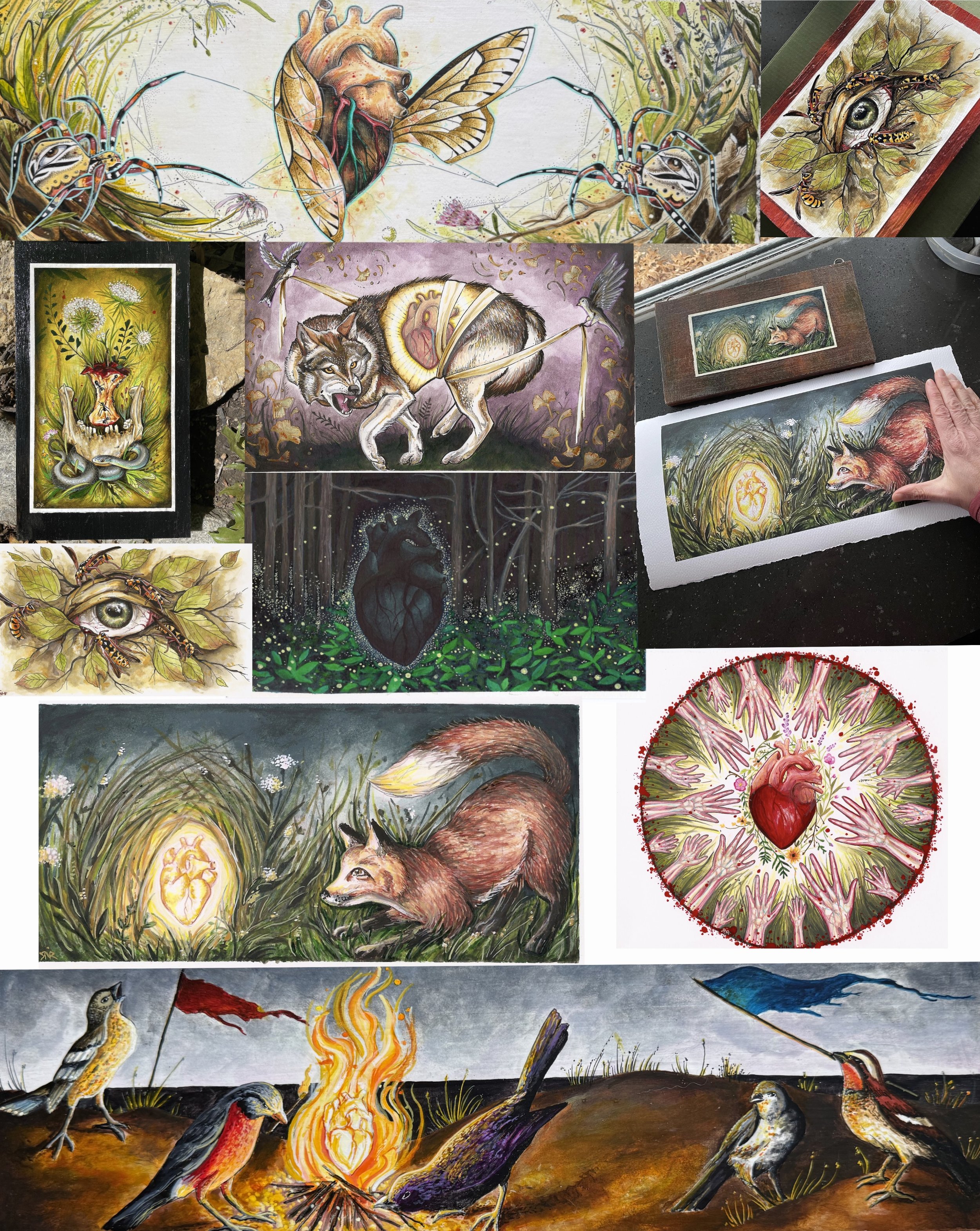 Cor Leum Paintings 2020-2021