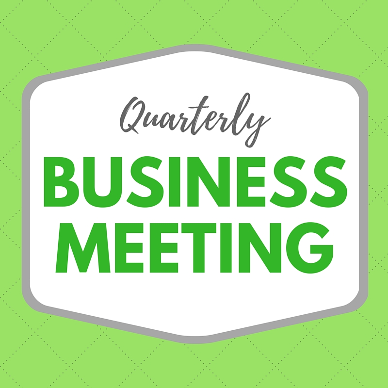 Quarterly Business Meeting — First Calvary Baptist Church