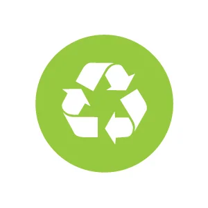 Lowering our carbon footprint is important to us. We recycle all raw materials and reuse where possible.