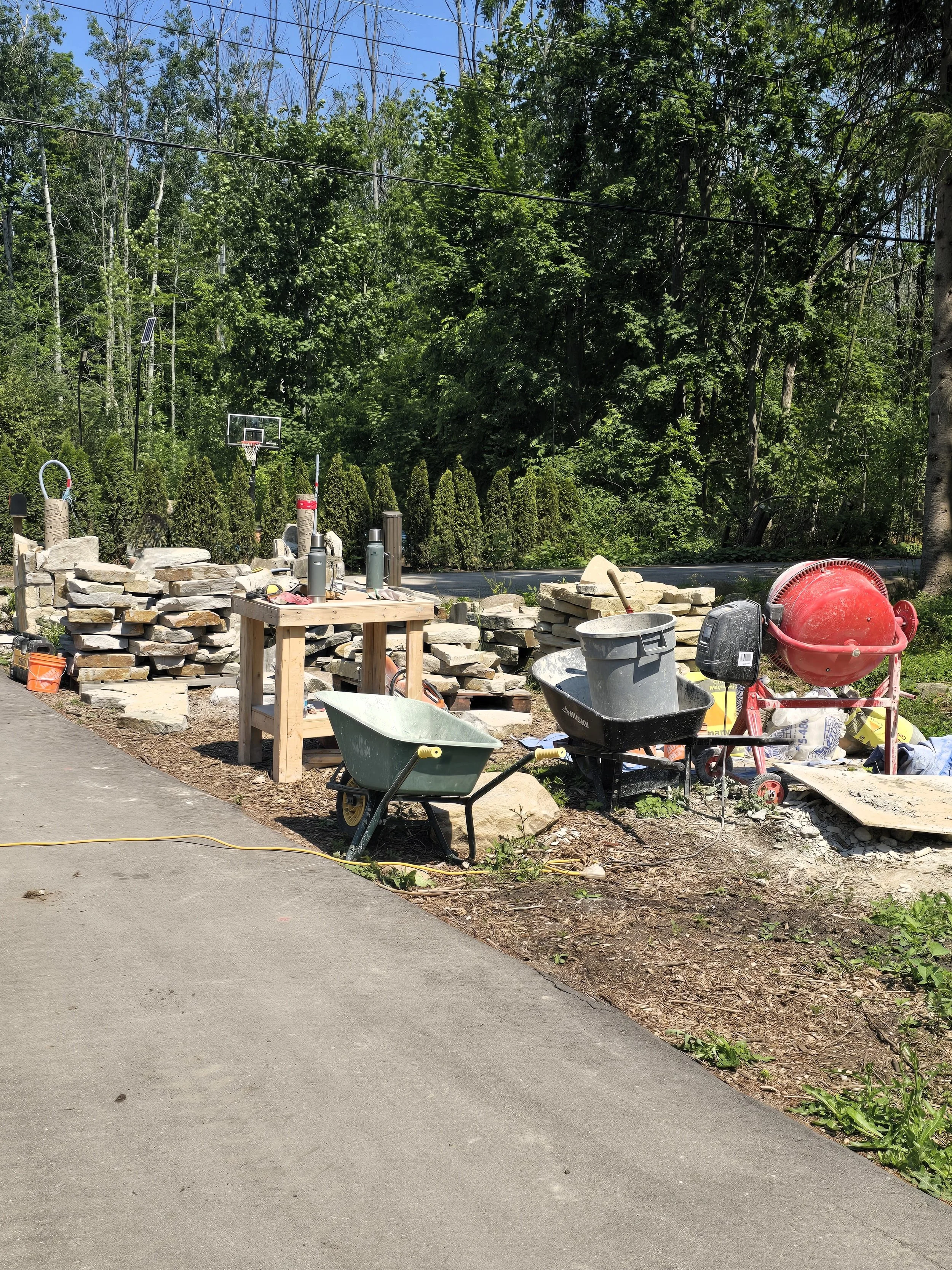 CUSTOM NATURAL STONE ENTRANCE