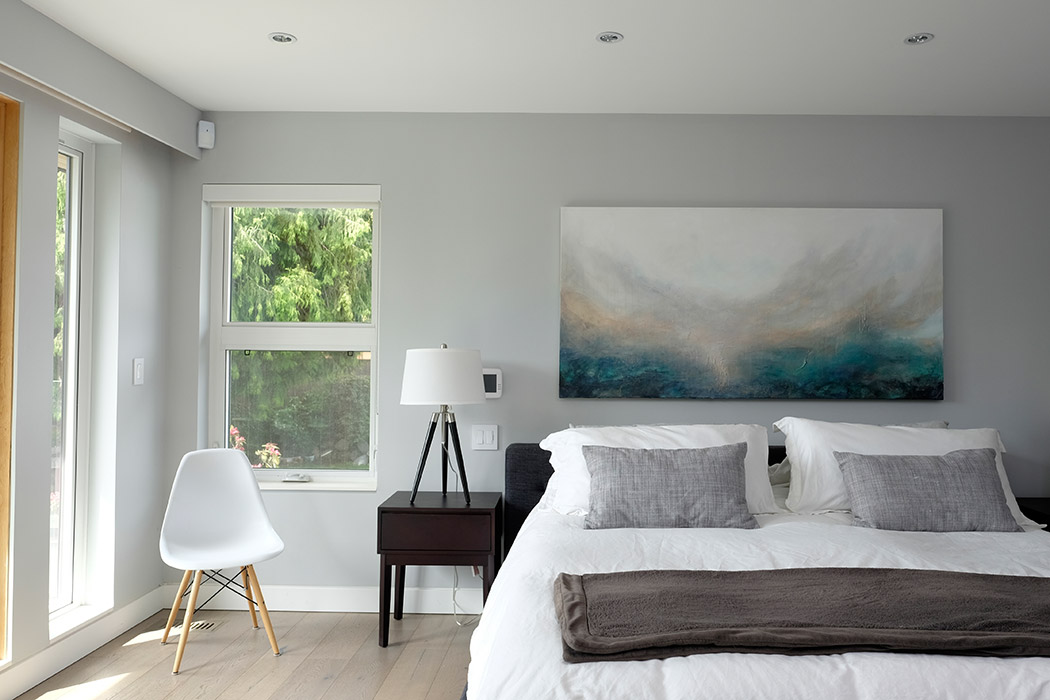 Donna Giraud Art installed in a North Vancouver Home