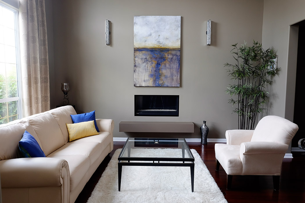 Donna Giraud Art installed in a Langley home