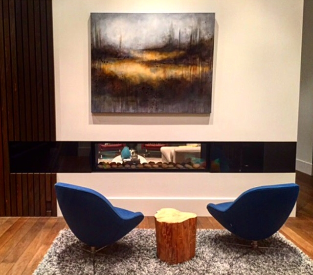 Donna Giraud Art installed in a Vancouver Home