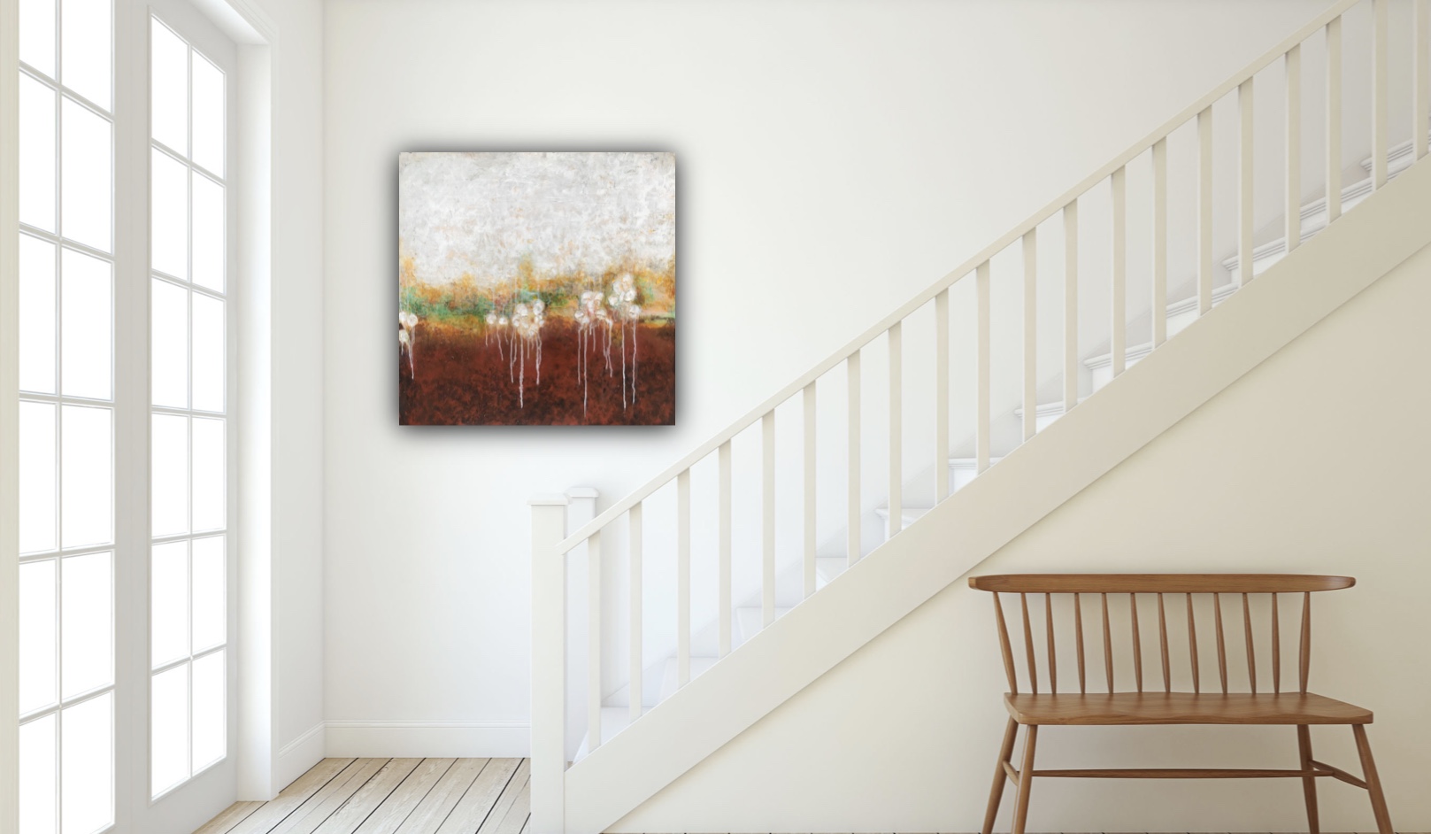 Donna Giraud Art installed in Vancouver Home
