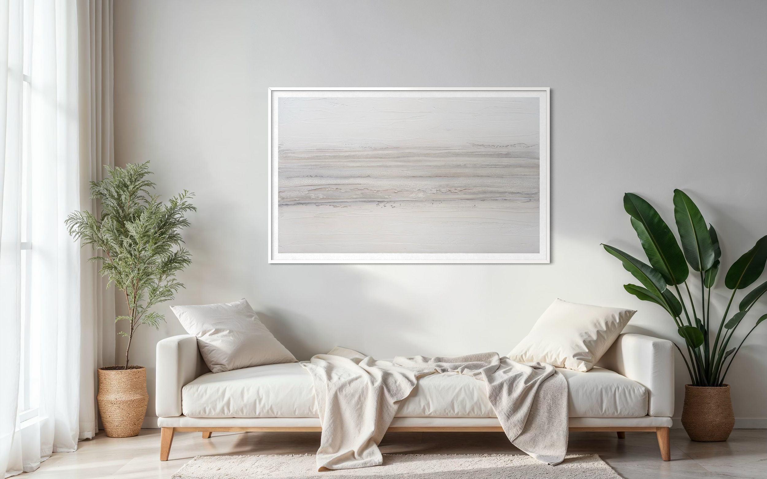Reproductions of Donna Giraud's textural artwork by Artlabel