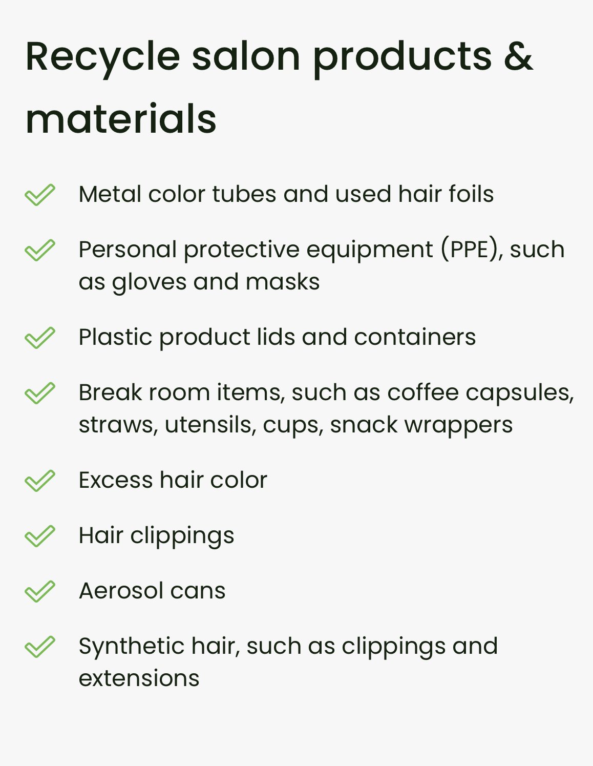 HOW TO RECYCLE USED FOILS, COLOR TUBES & HAIR CLIPPINGS 