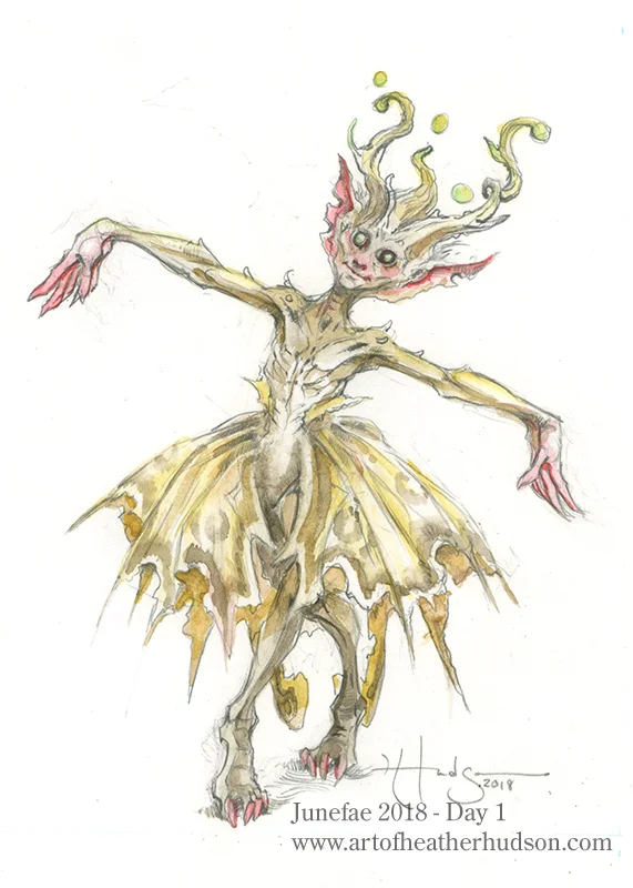It dances to a song it sings to itself in a whispering voice...