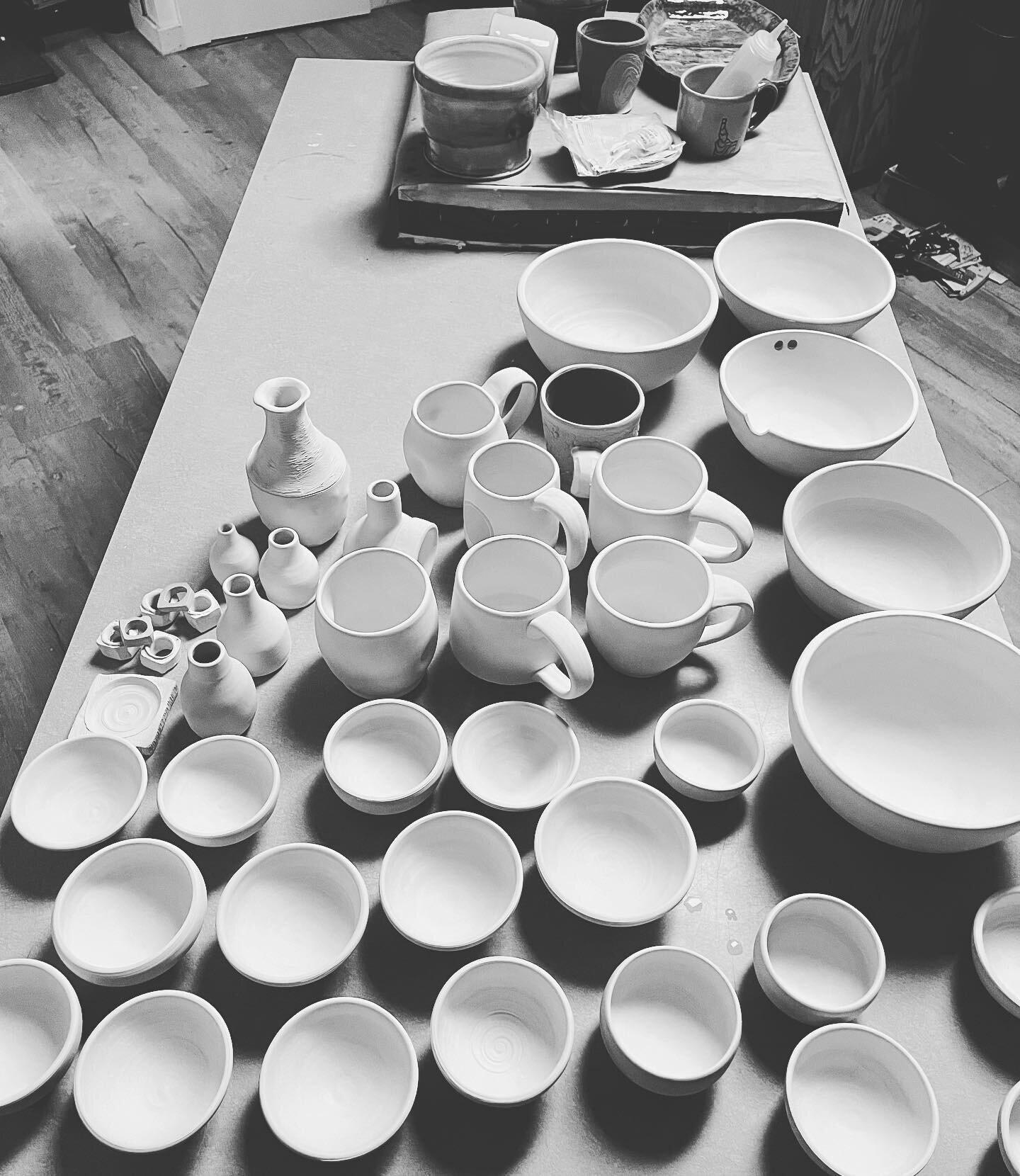 Sunday plans = glazing
#pottery 
#boisemudworks