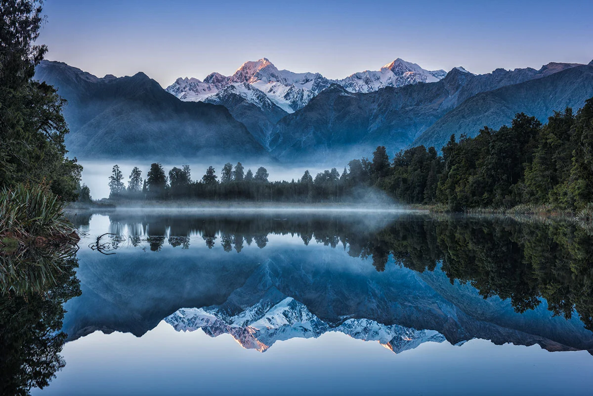 Lake Matheson, Blue Hour