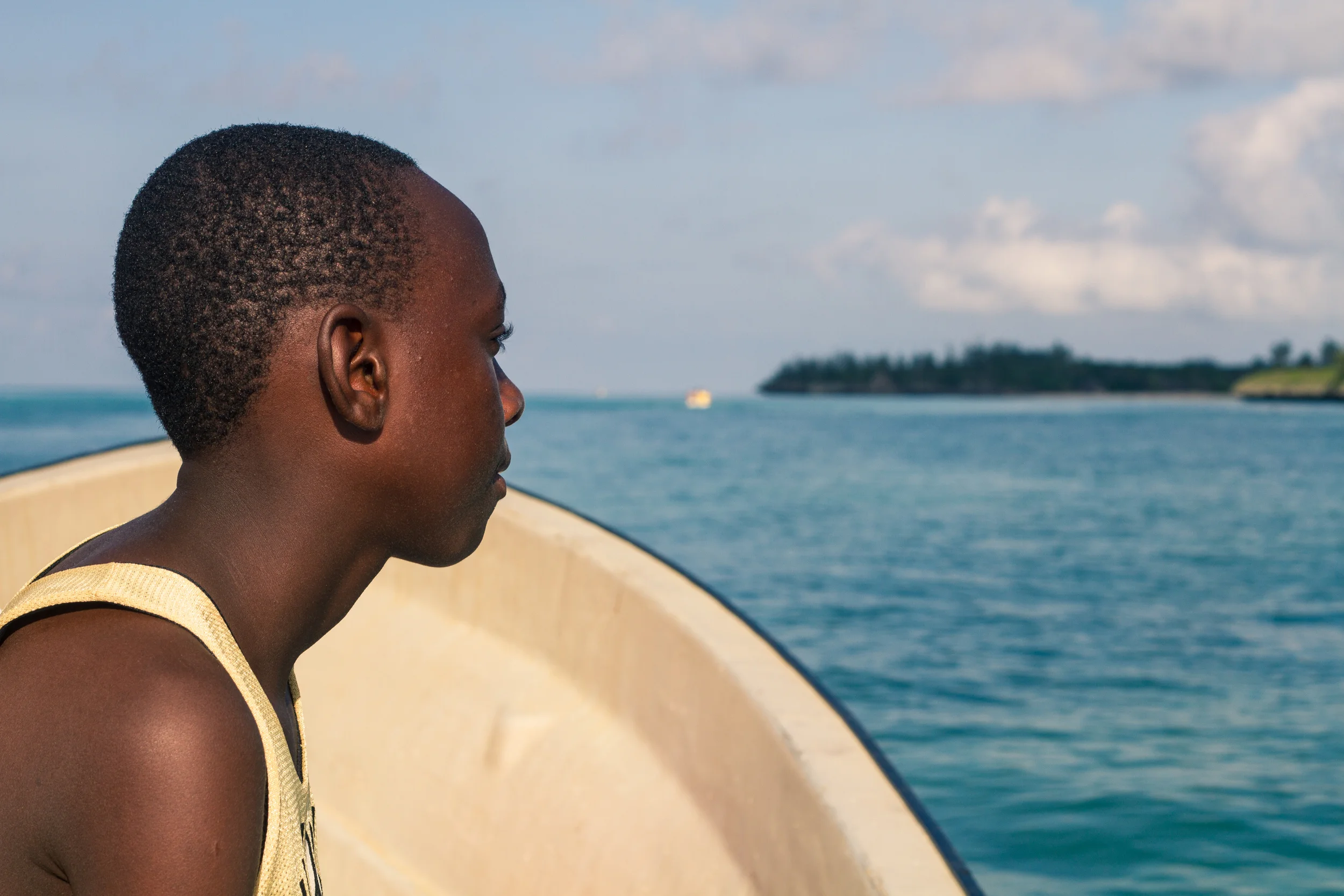 Boy Fishing - Zanzibar
