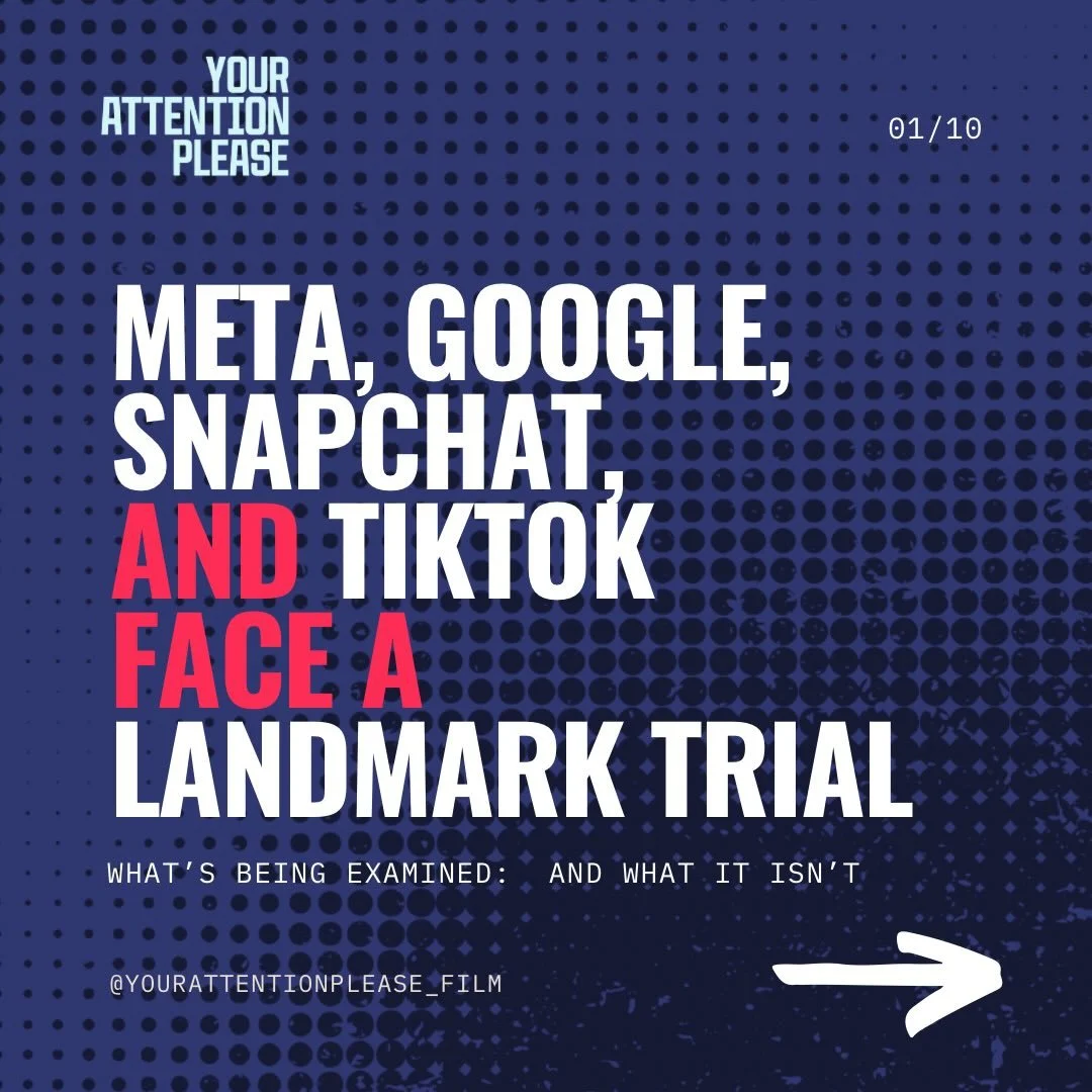 This moment has prompted important questions about technology, design, and responsibility.

Right now, Meta, Google, and TikTok are facing a landmark trial examining whether certain platform design choices knowingly contributed to harm among young us