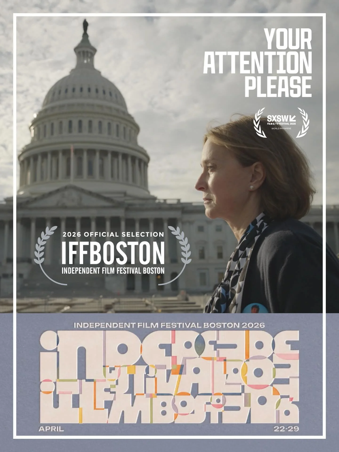 We&rsquo;re beyond excited to screen #YourAttentionPlease in our own stomping ground! Thank you @iffboston for including us as a festival highlight in this year&rsquo;s lineup. 

Can&rsquo;t wait to see you all there!! 

#YourAttentionPlease #IFFBost