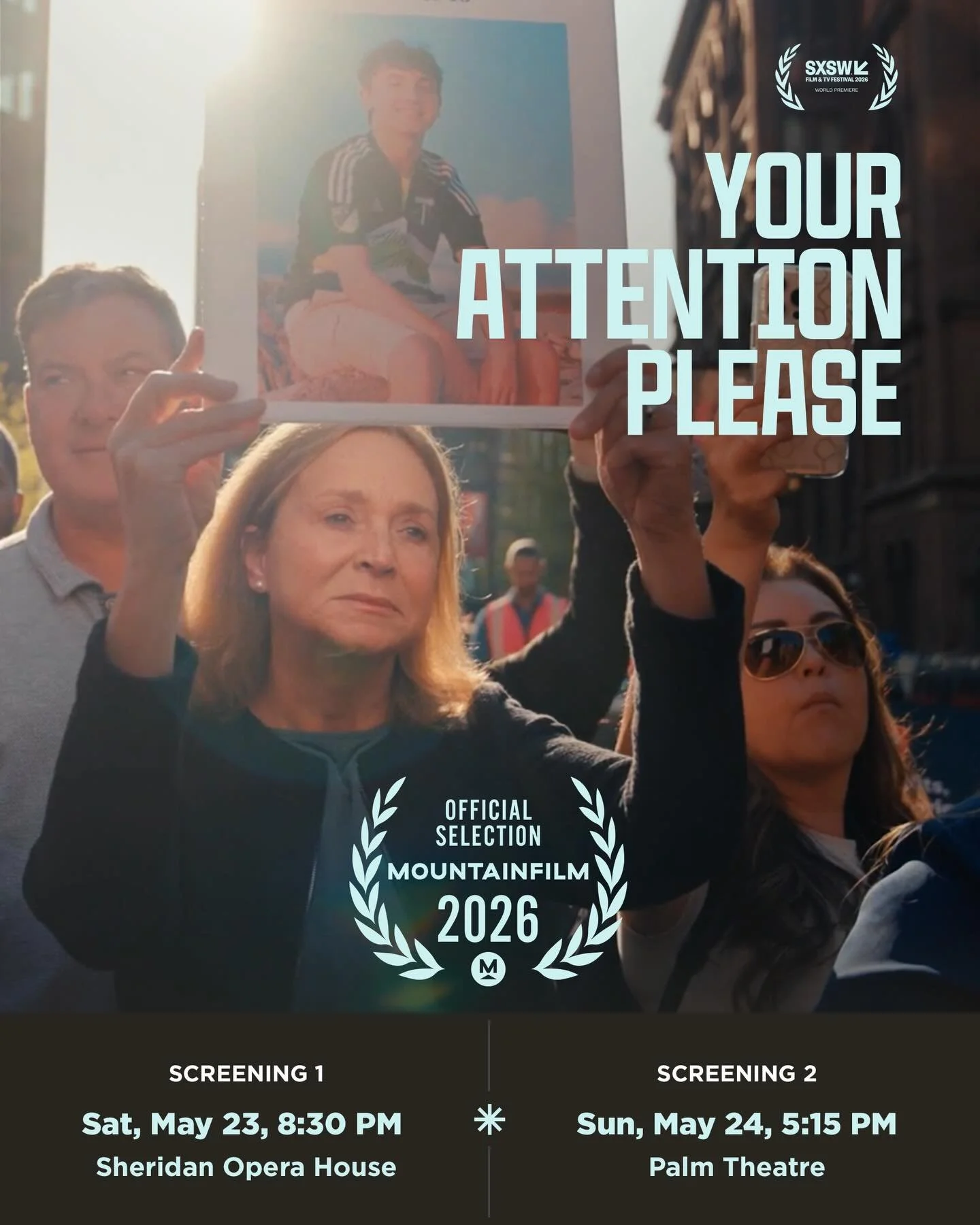 Our festival run continues! 🎉. We are honored to be part of the 2026 lineup at @mountainfilm , a festival dedicated to stories that challenge systems, spark conversation, and push for change.  That is exactly what Your Attention Please is about.  Se
