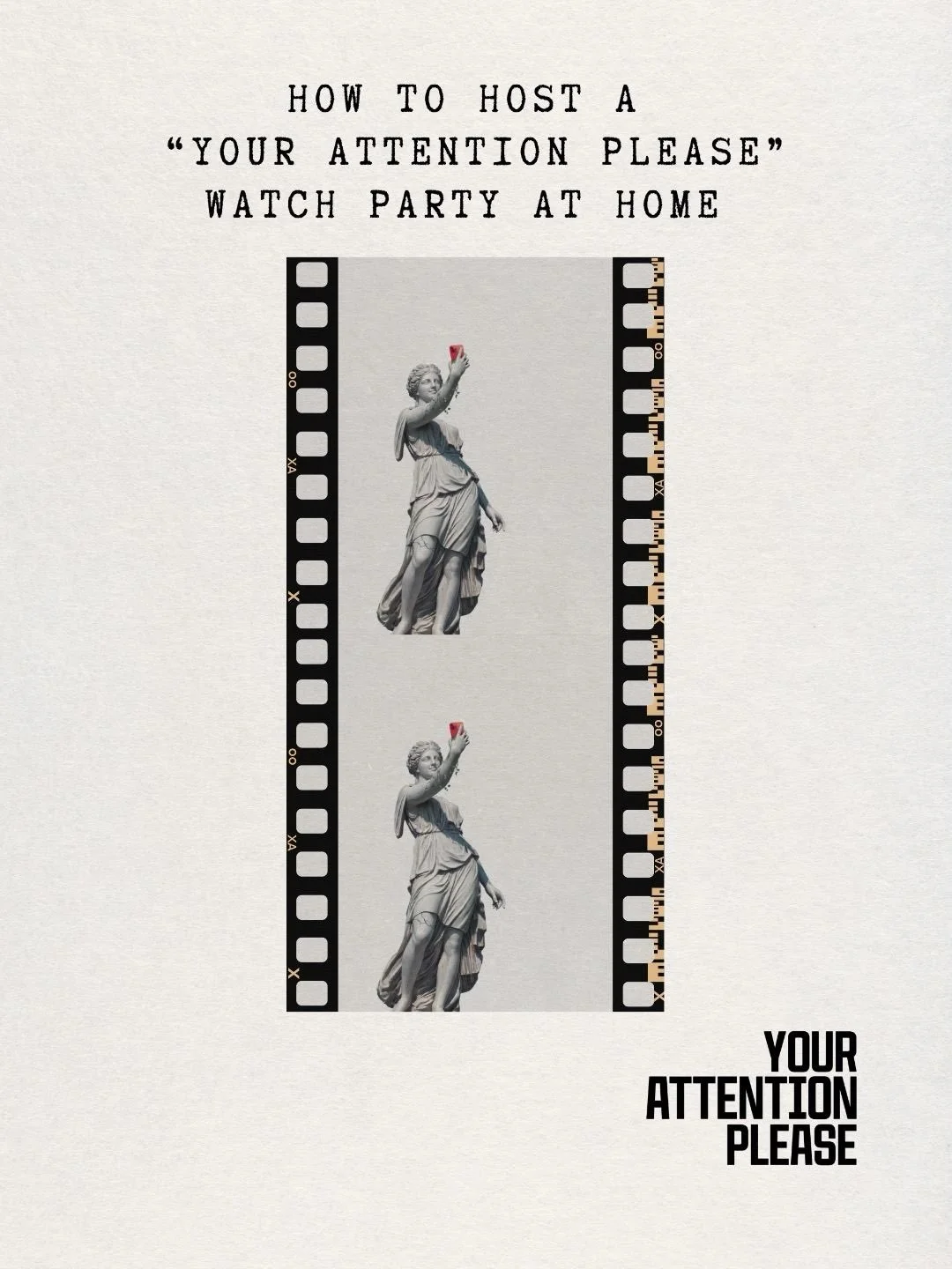 Some films are better watched together. And Your attention Please is one of them. One of the best ways to see it is with the people you care about: a few friends, your family, parents from school.  Put the phones in a basket, make some popcorn, and g