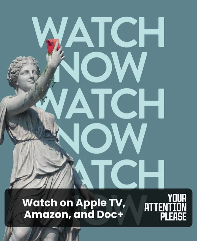 WEEKEND PLANS UNLOCKED! 🎬🍿Your Attention Please isn&rsquo;t a doomsday story, but a hopeful call to action for what&rsquo;s possible when people push back against addictive tech. The film investigates how social media is designed to hijack our atte