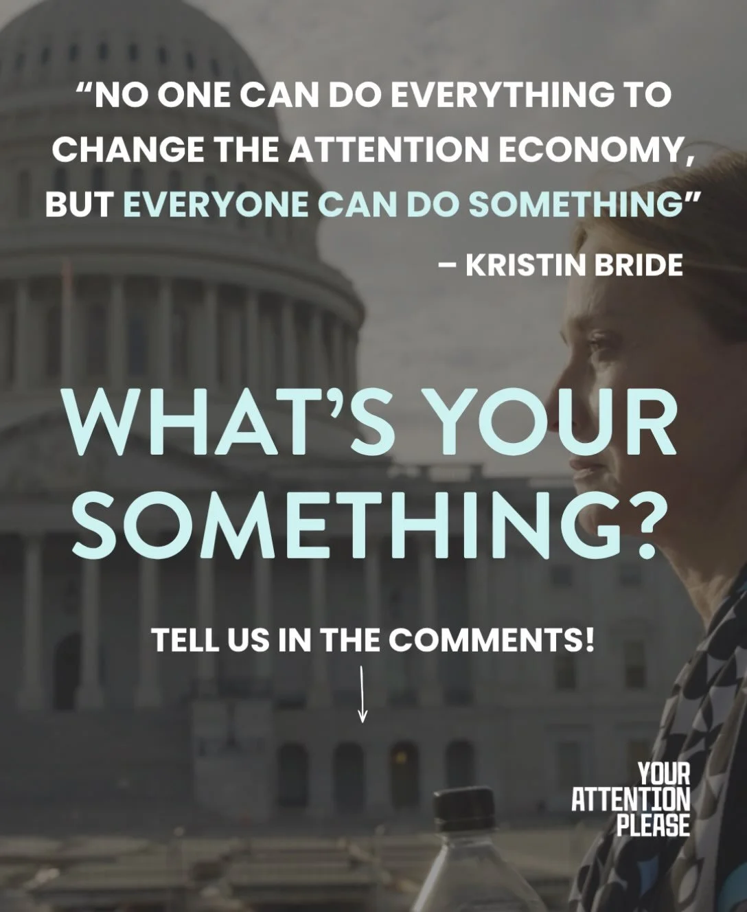 Your something might be a phone-free dinner, a call to your school board, or a walk without your headphones. Big or small, it all adds up.

So tell us, what&rsquo;s your something? Leave it in the comments.👇