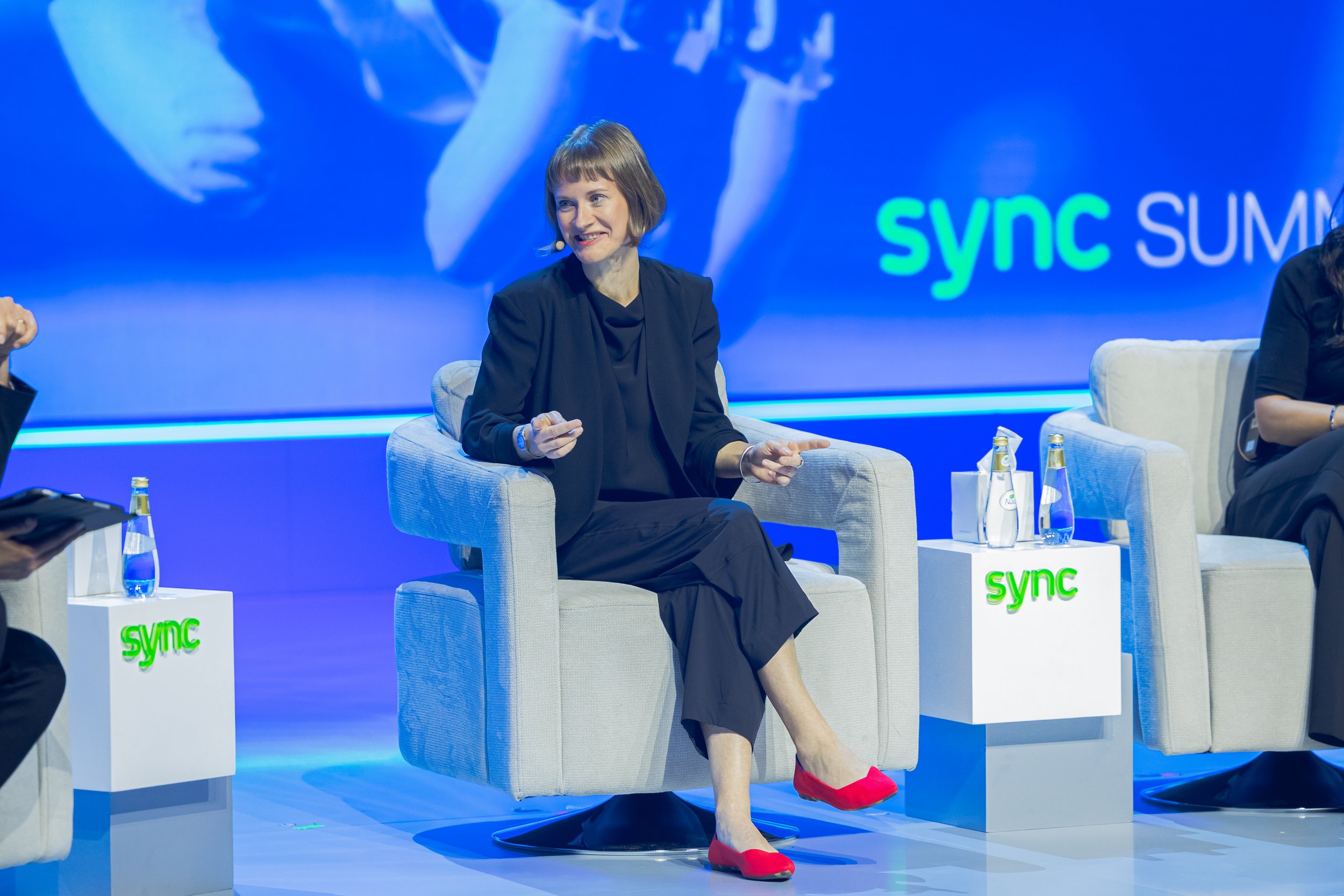 Sara Robin speaking at the 2024 Sync Summit