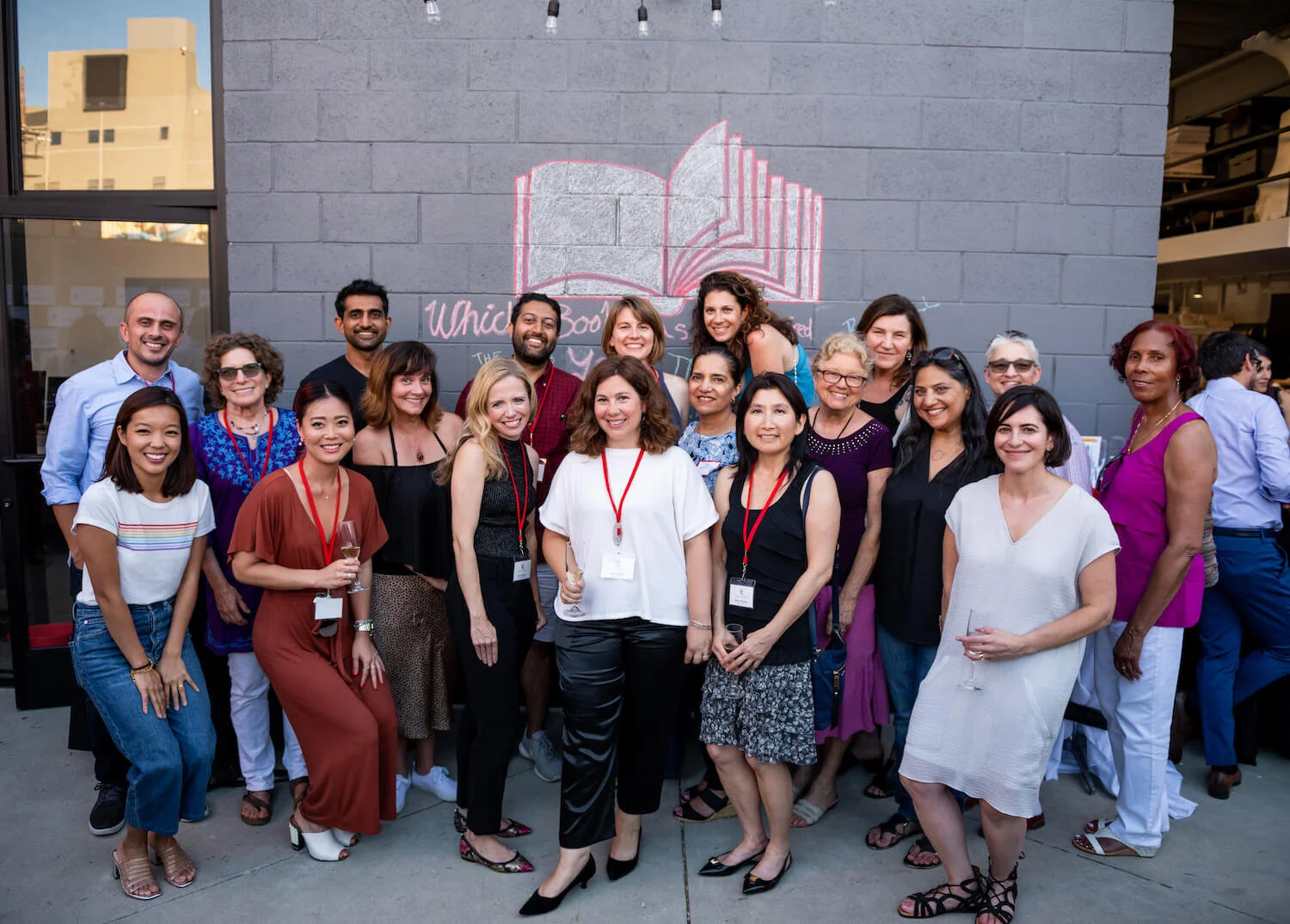 Ready, Set, Read staff and board volunteers attend the 2019 Book Bash fundraiser.