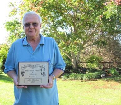 Dr John Rhodes Awarded Goodacre Award