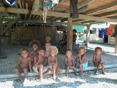 Locals kids keeping cool