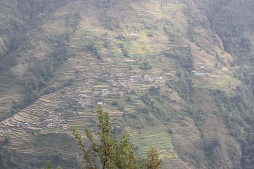 The village of Landruk, Nepal, which each year in April holds a ‘honey-hunting’ festival