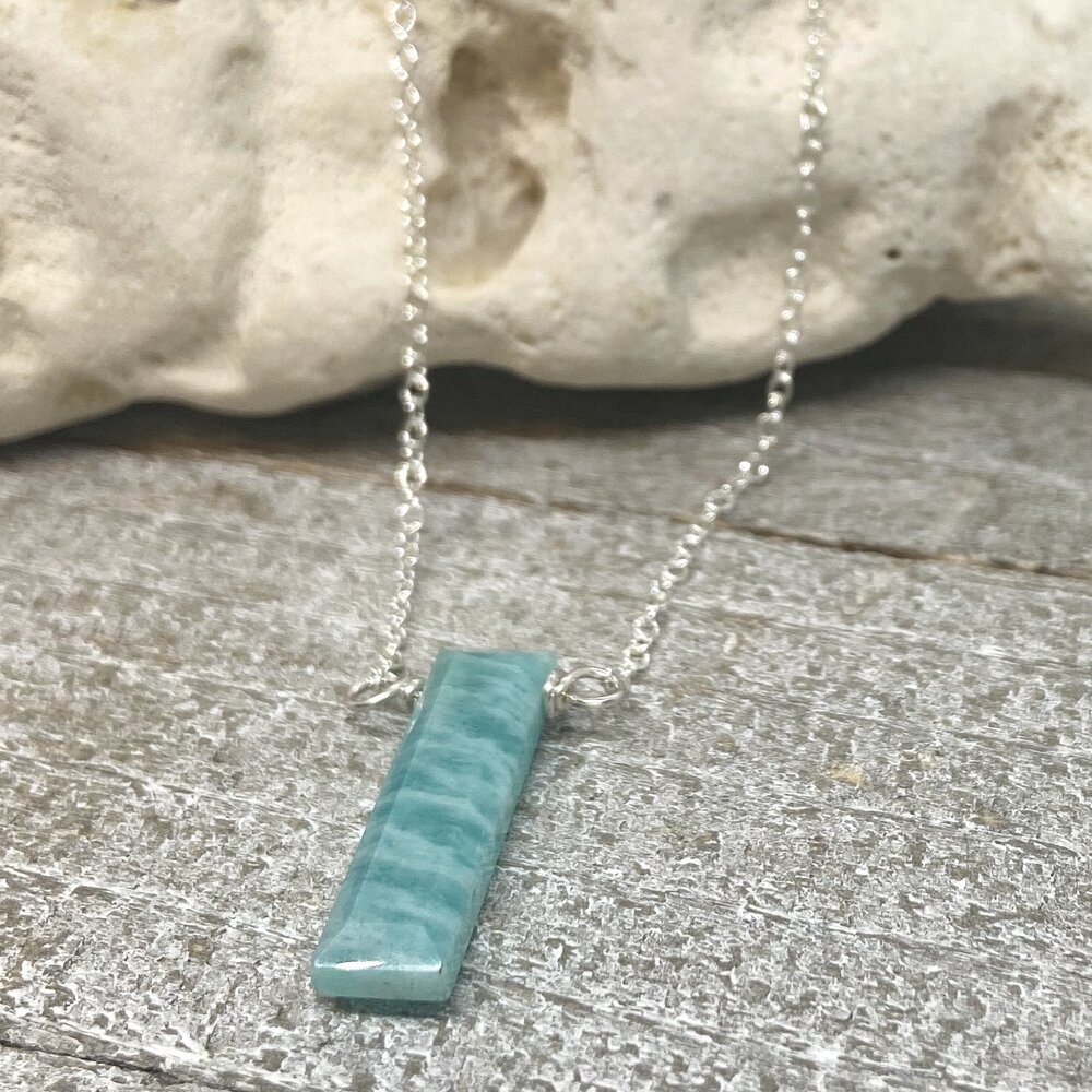 Amazonite Sterling Silver necklace