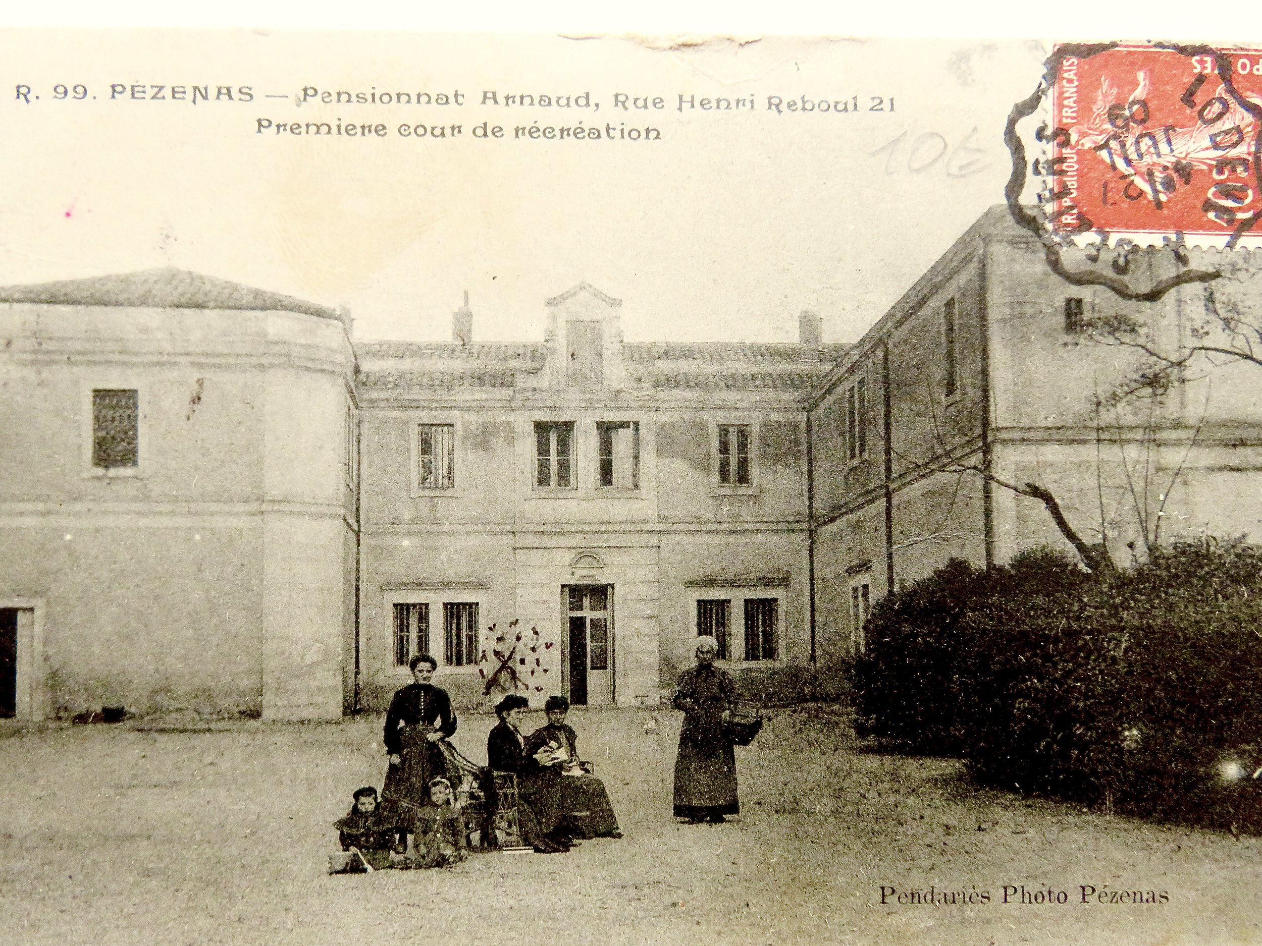 Convent: 1909 postcard found at flea market 