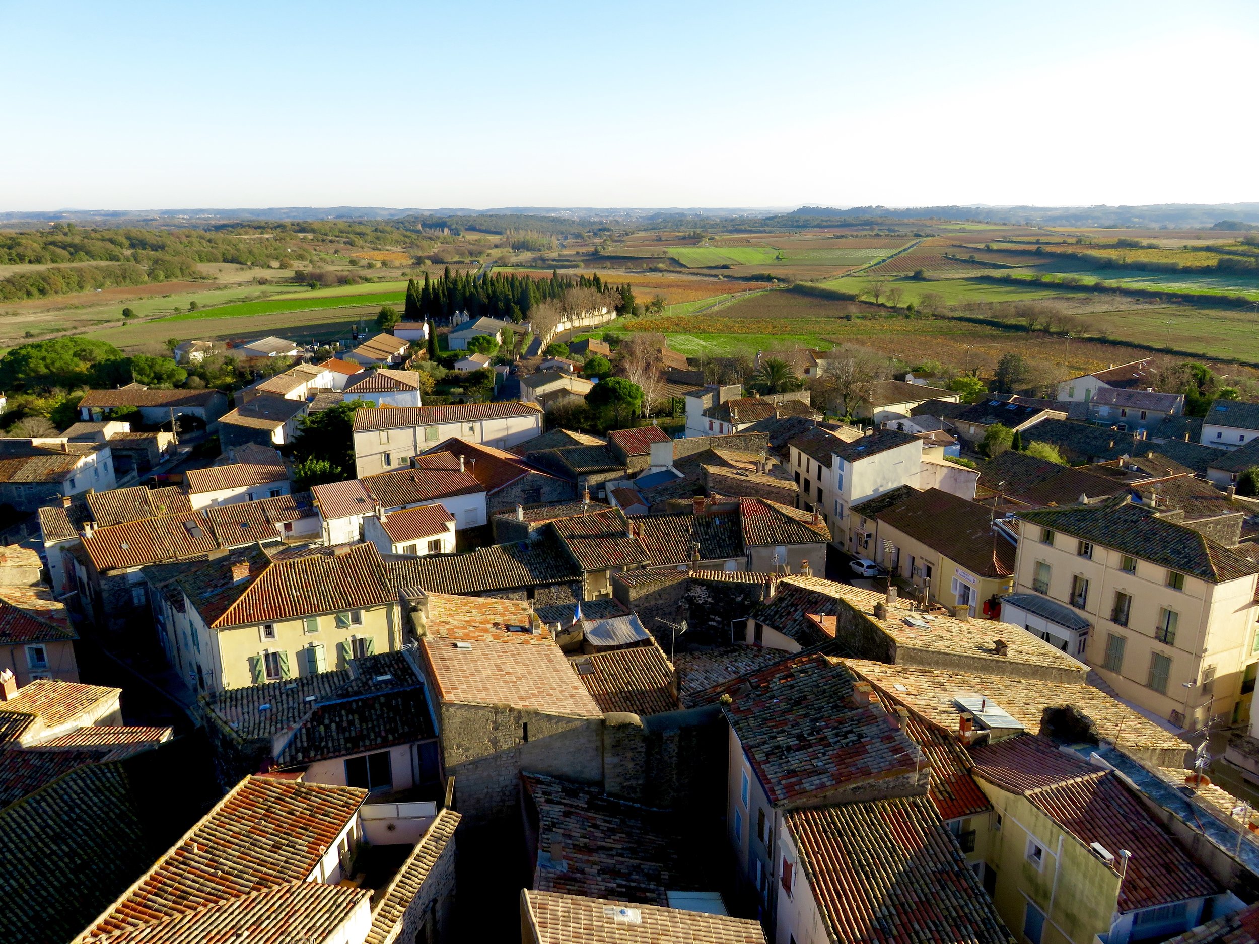 Bell tower view from neighbouring village...