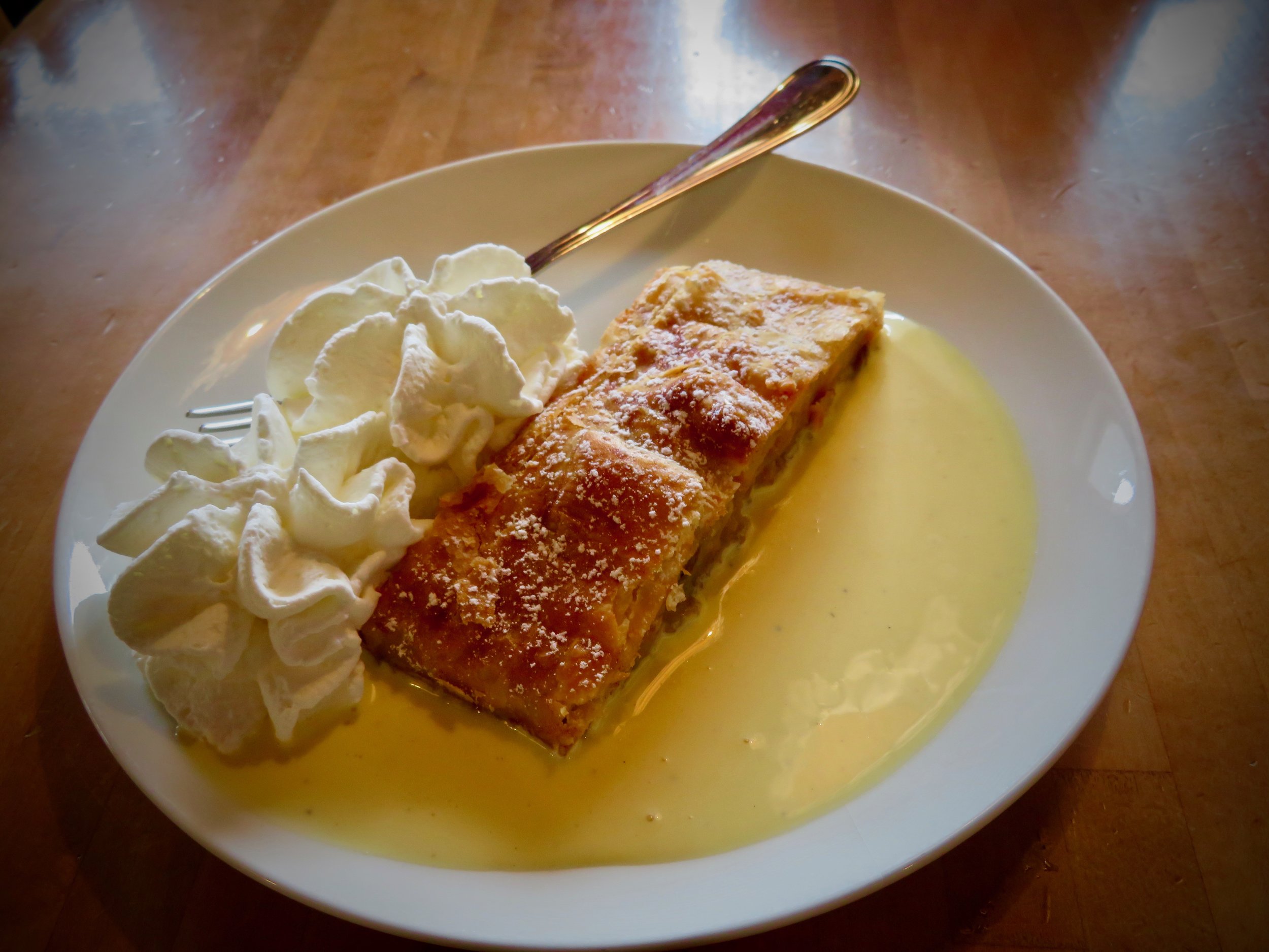 This is it! The best strudel in the Dolomites!