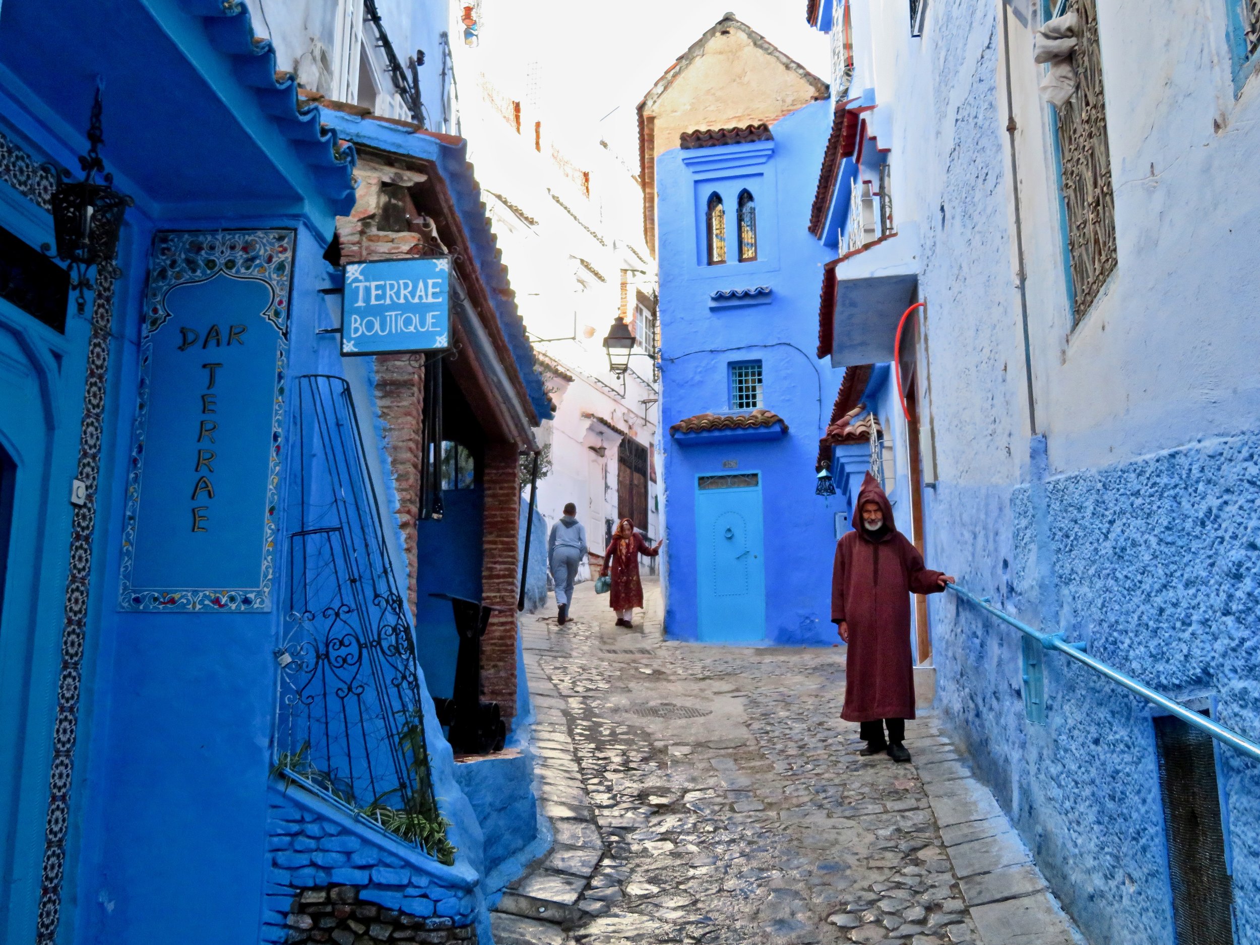 Fifty shades of blue-on-blue in Chefchaouen