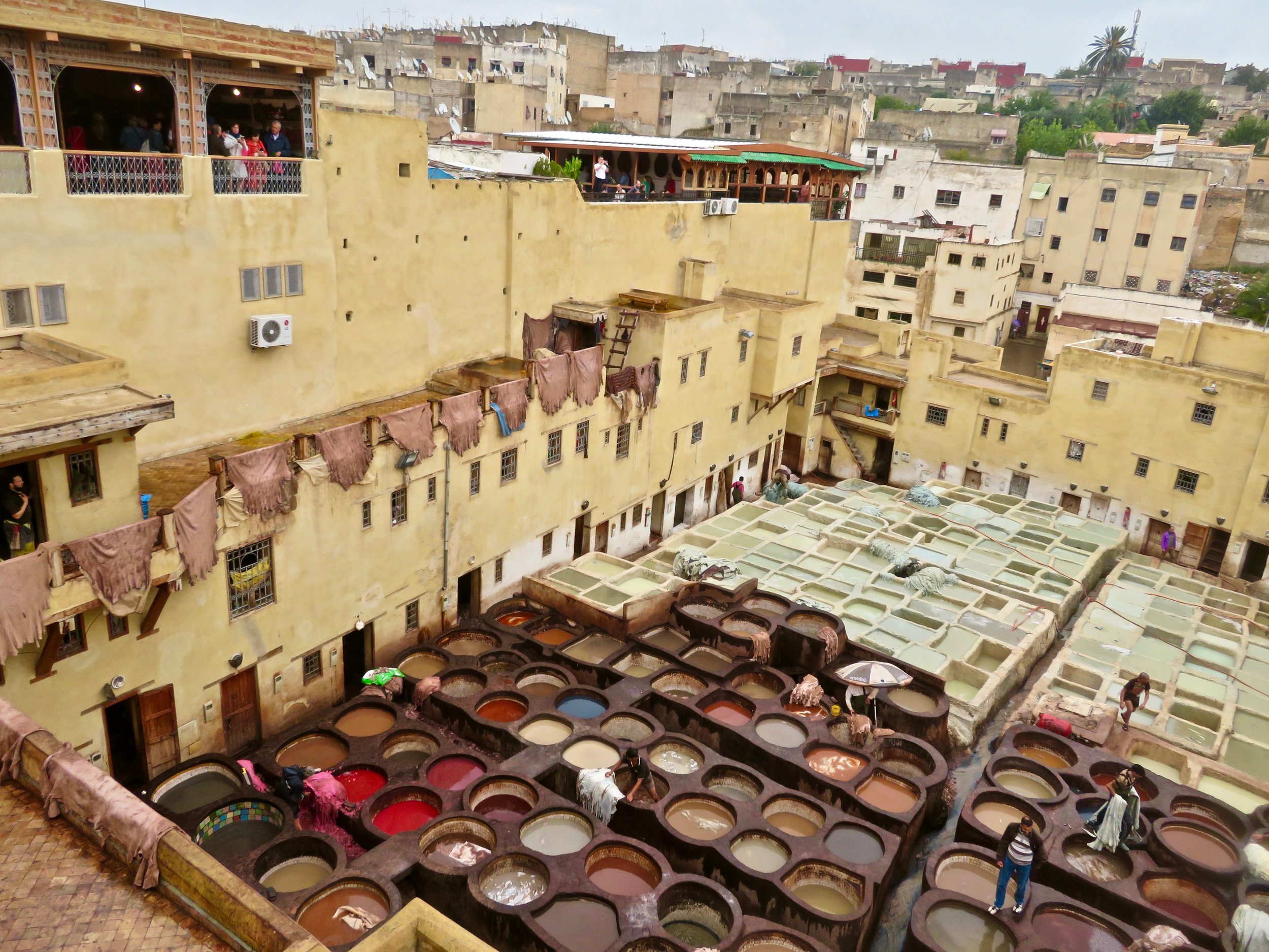 The Famous Chouwara Tanneries of Fes