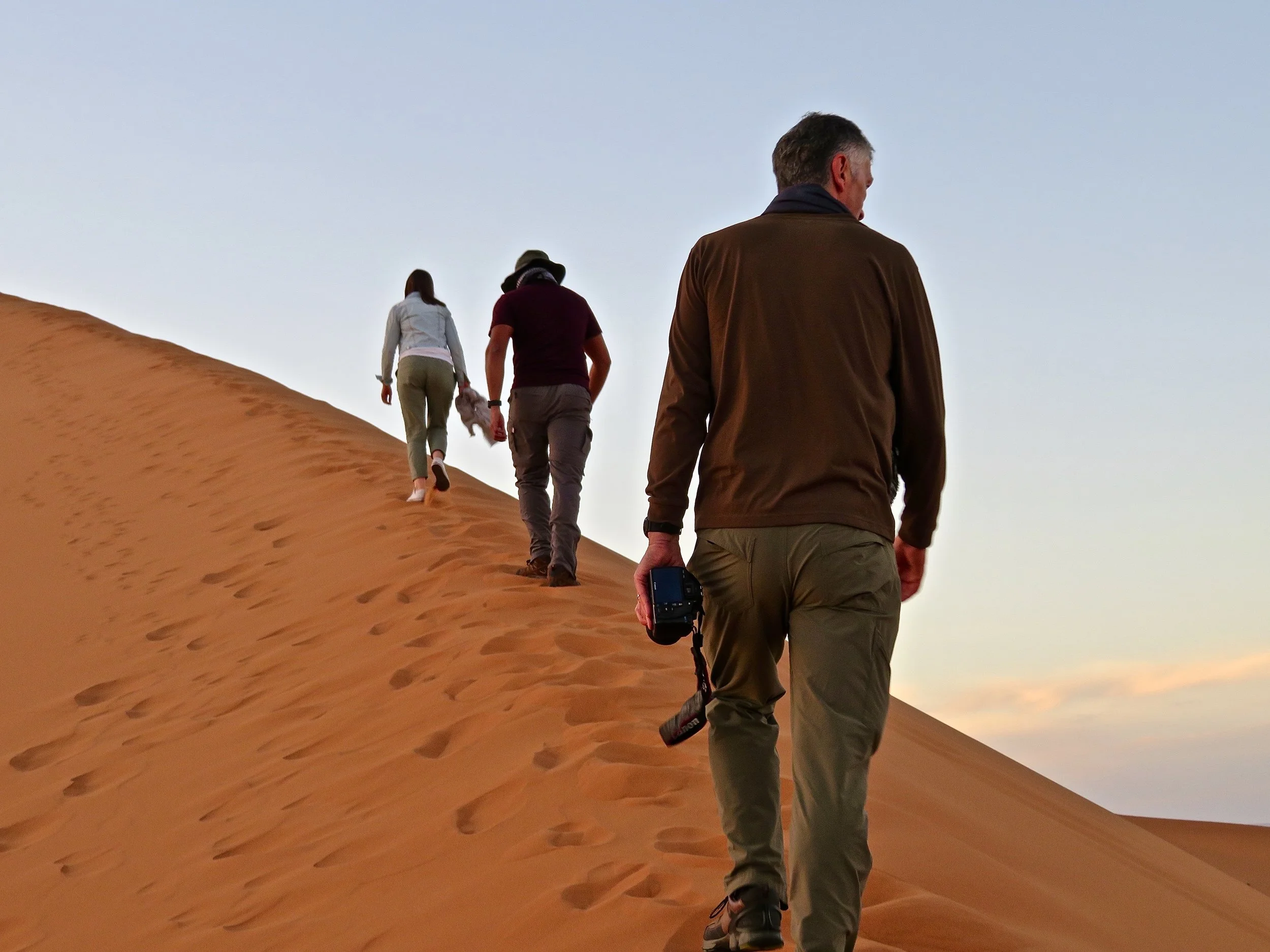 Post- camel ride hike 