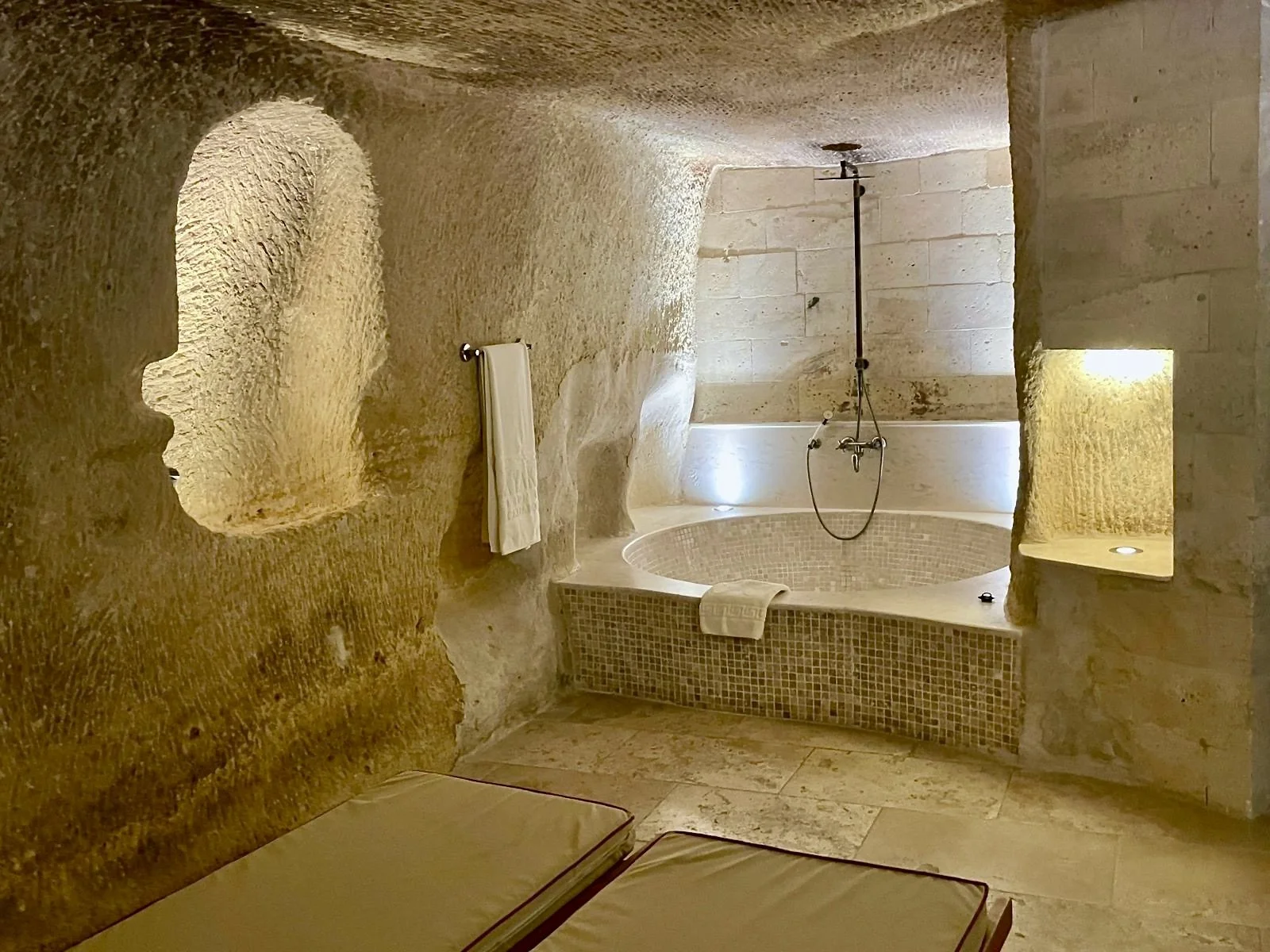 Our cave ensuite!