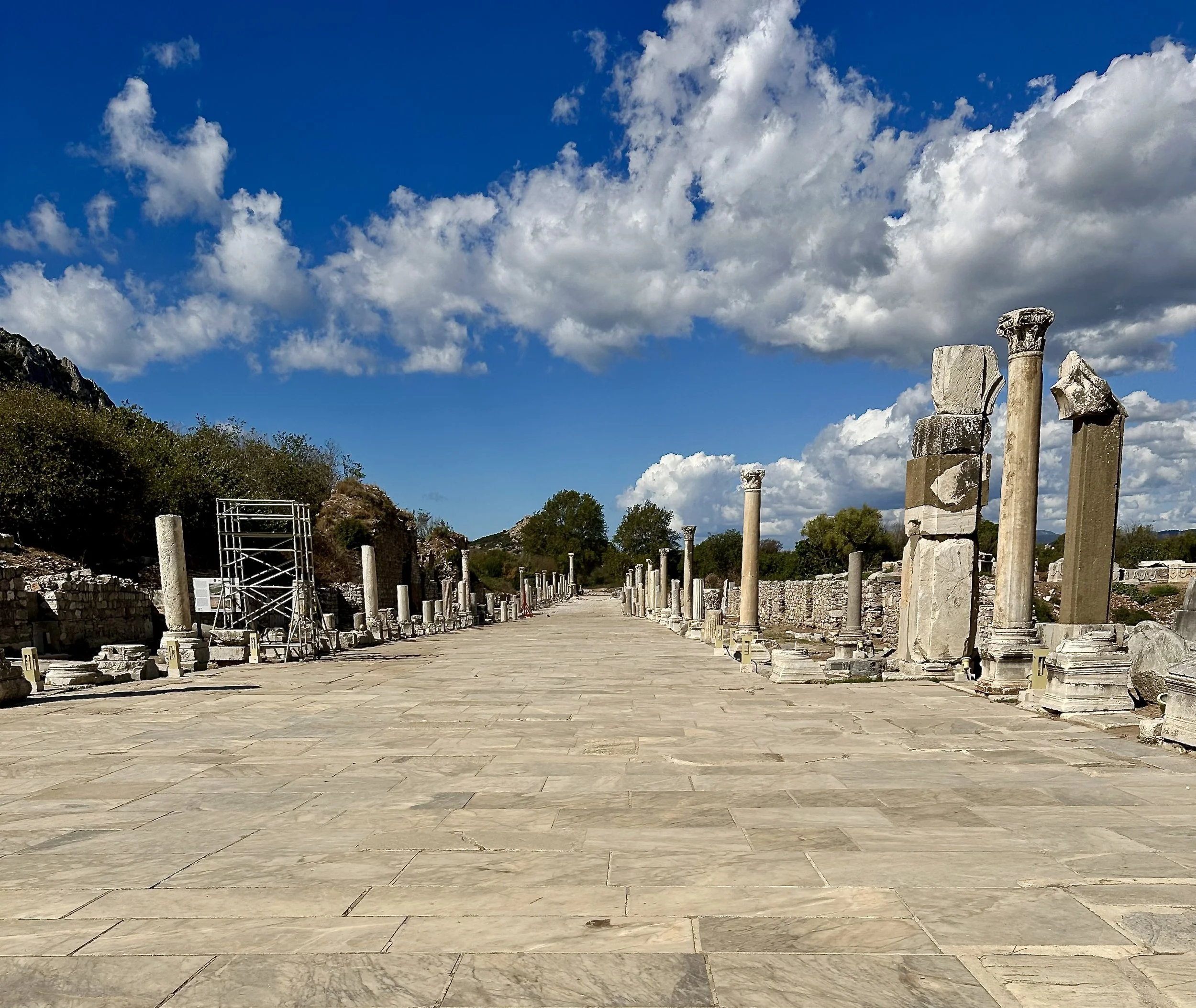 The marble streets of Ephesus!