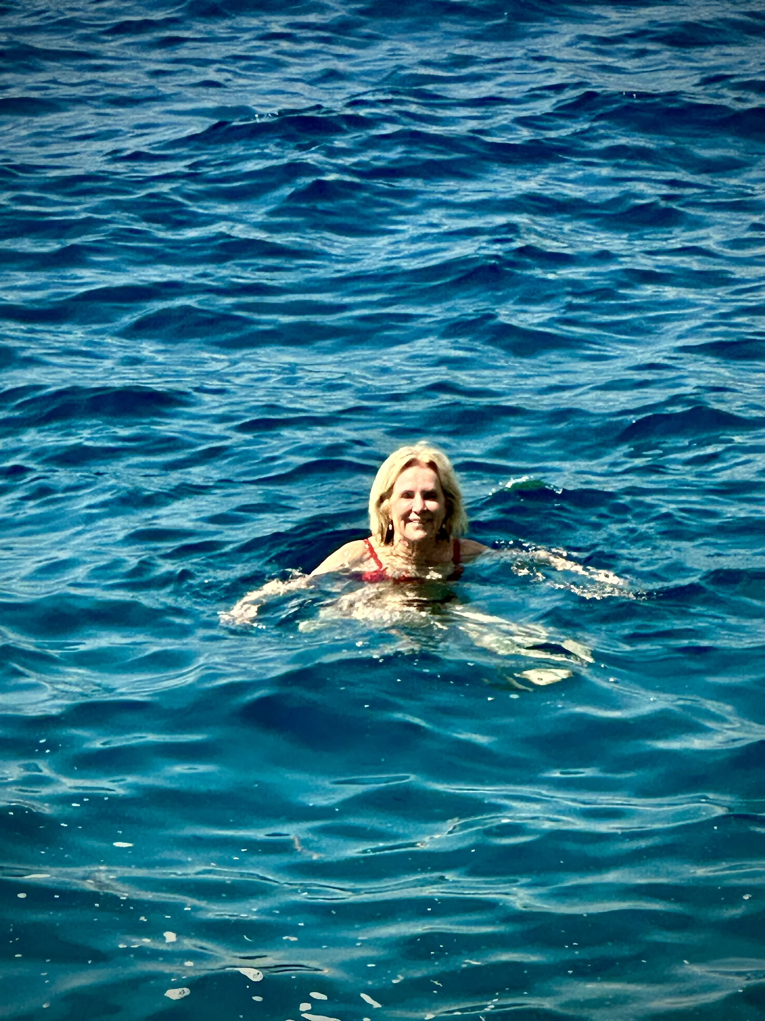 Swimming in the Med!