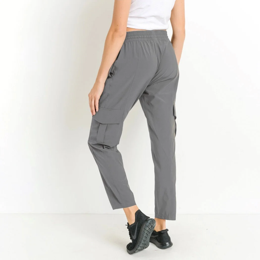 Mono B Drawstring Cargo Joggers 