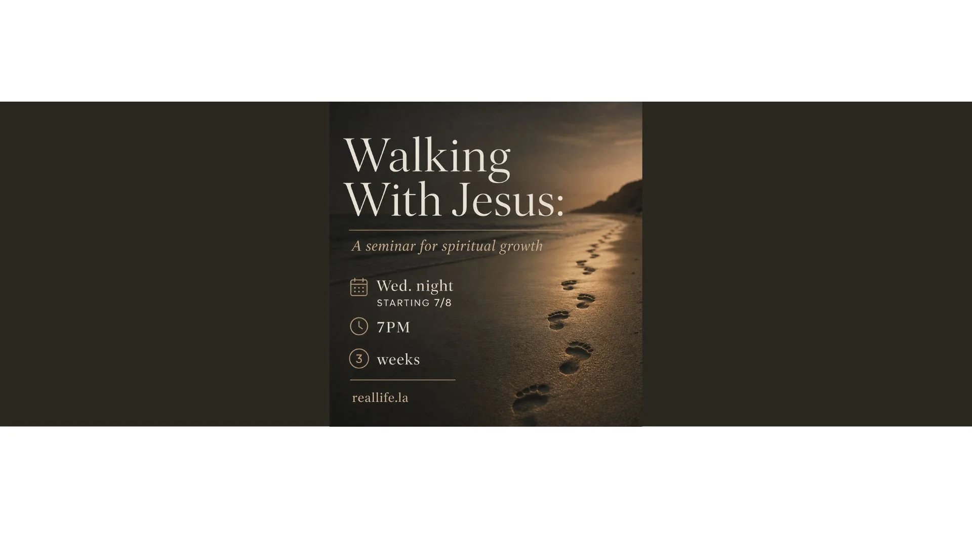 Walking With Jesus: a spiritual growth seminar