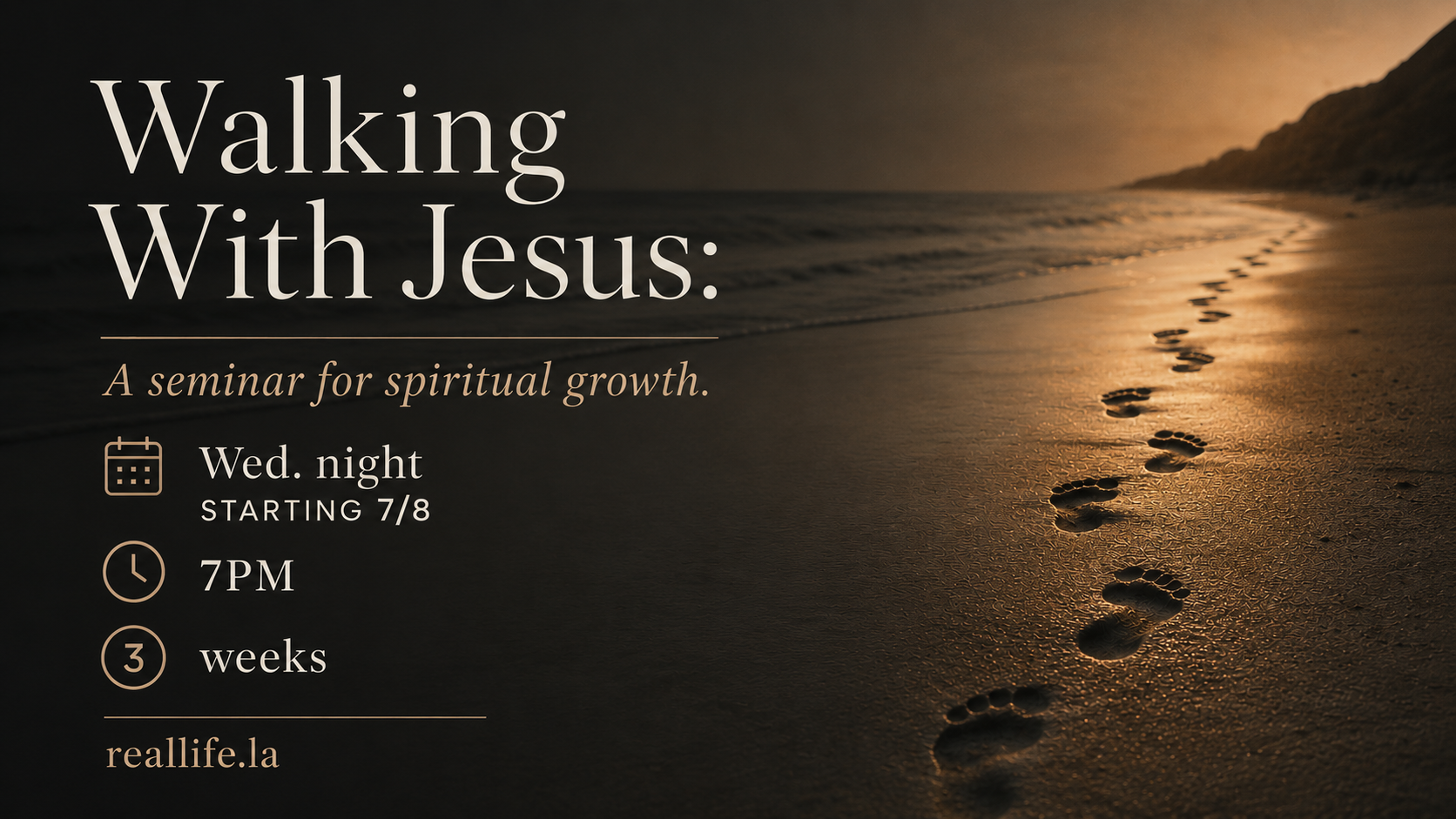 Walking With Jesus: a spiritual growth seminar