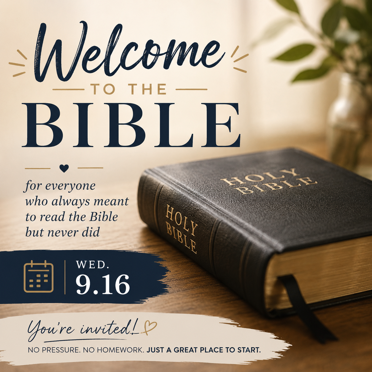 Welcome to the Bible