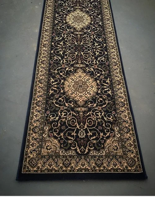Blue Persian Runner 80cm x 4m $50