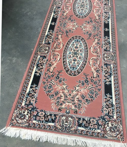 Pale Pink Persian Runner 5.8m long $60