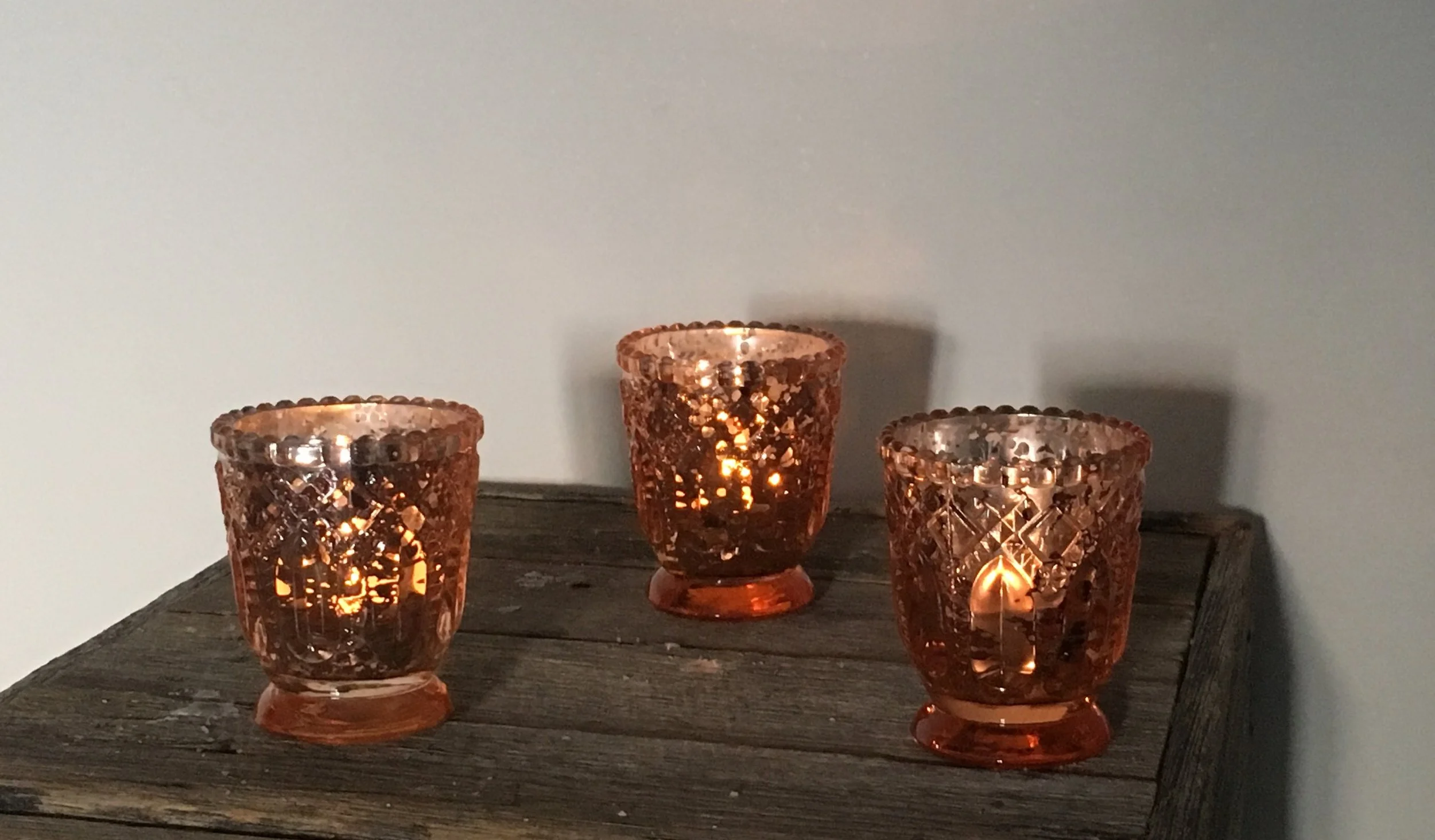 Copper Mercury Votive $20 for a set of 10